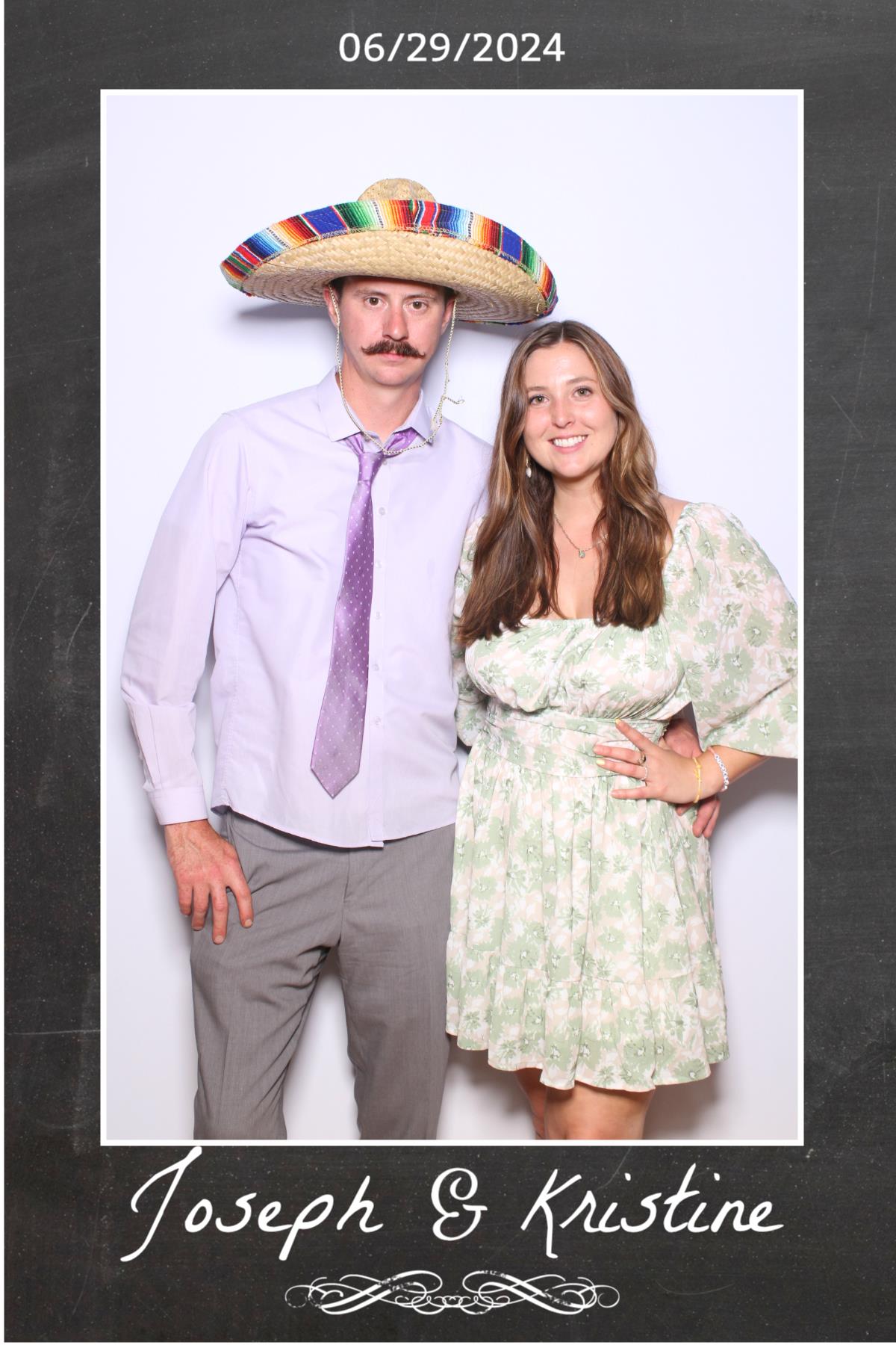 Joseph & Kristine | View more photos from the event at gallery.myselfiemirror.ca/u/romanmyselfiemirrorca/Joseph-Kristine