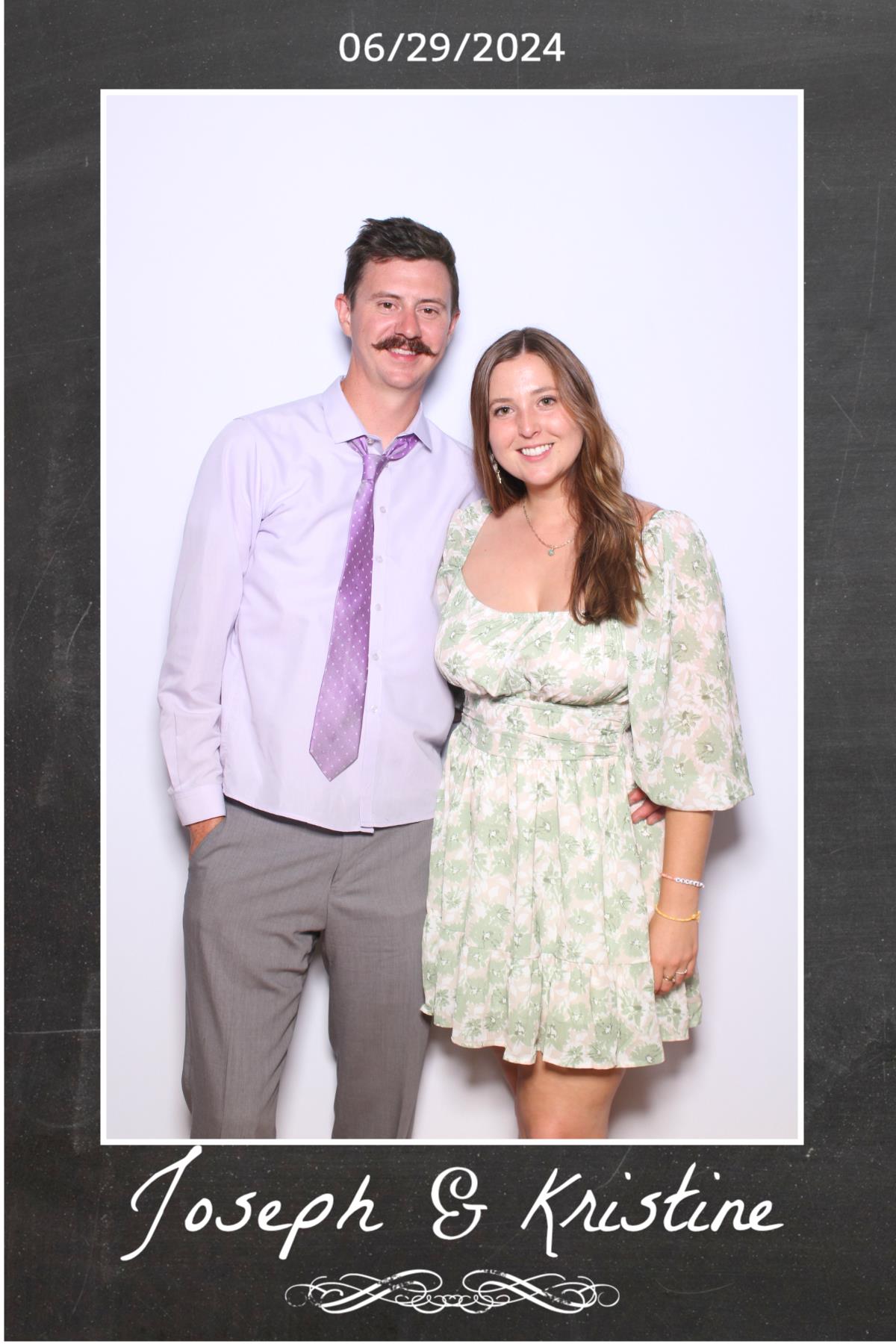 Joseph & Kristine | View more photos from the event at gallery.myselfiemirror.ca/u/romanmyselfiemirrorca/Joseph-Kristine