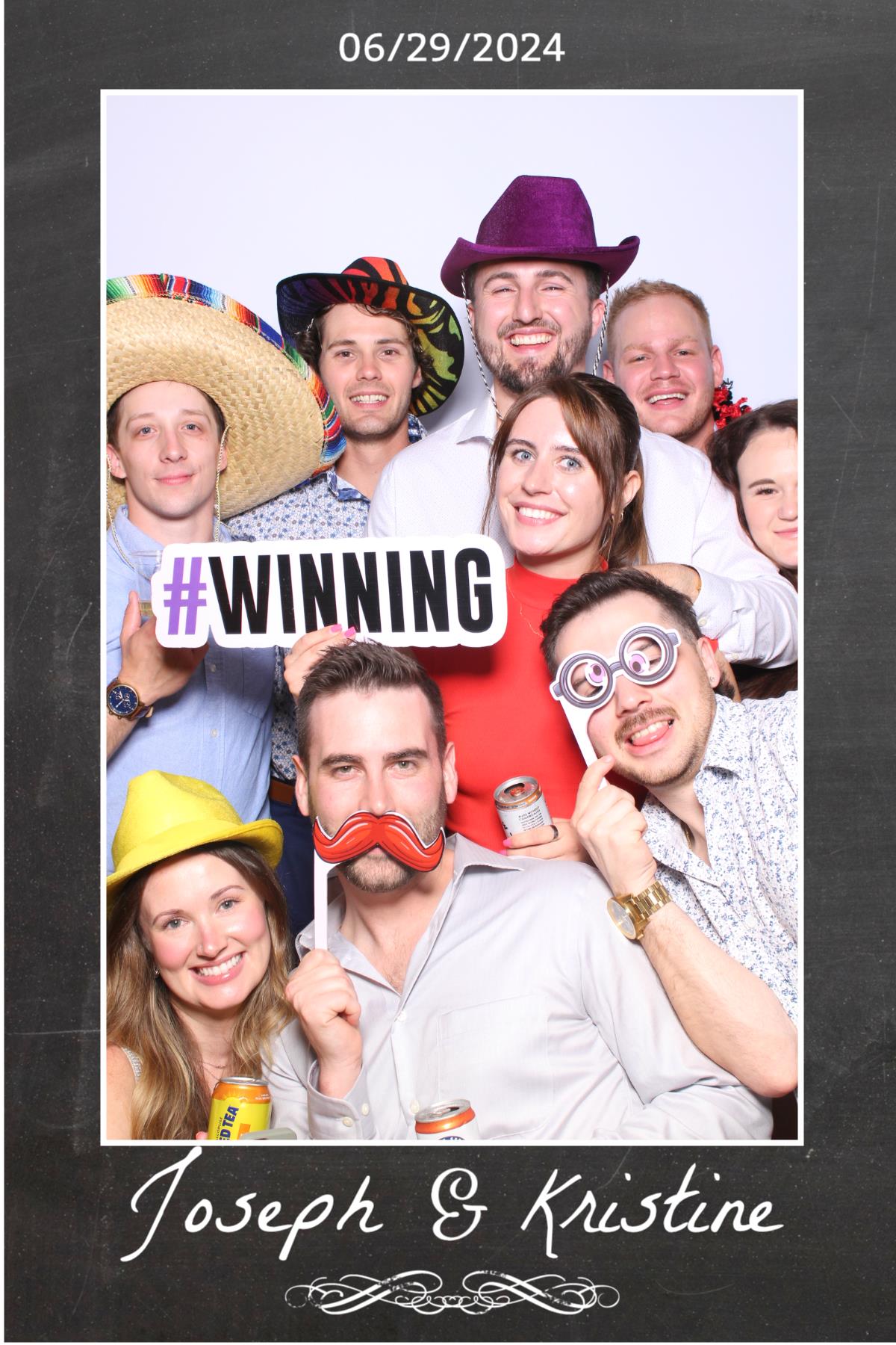 Joseph & Kristine | View more photos from the event at gallery.myselfiemirror.ca/u/romanmyselfiemirrorca/Joseph-Kristine