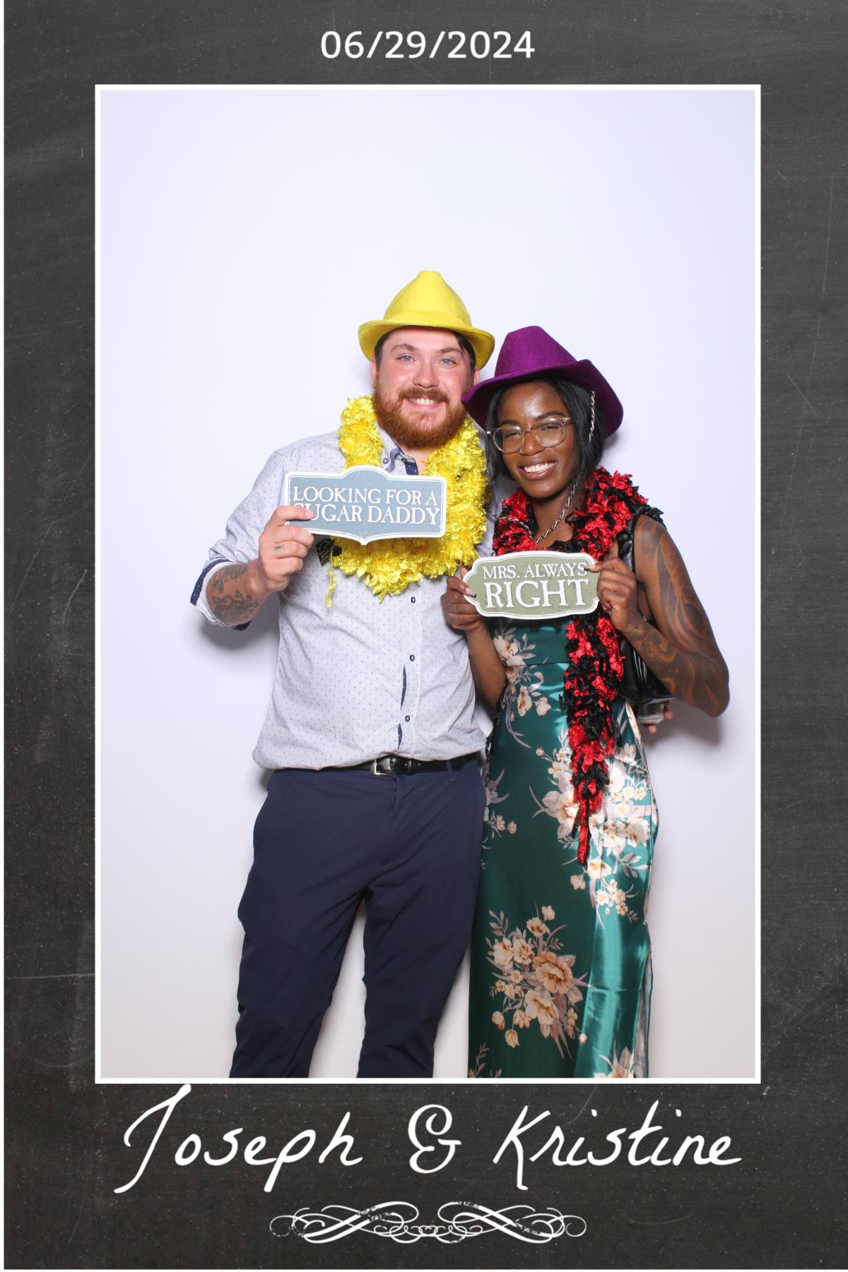 Joseph & Kristine | View more photos from the event at gallery.myselfiemirror.ca/u/romanmyselfiemirrorca/Joseph-Kristine