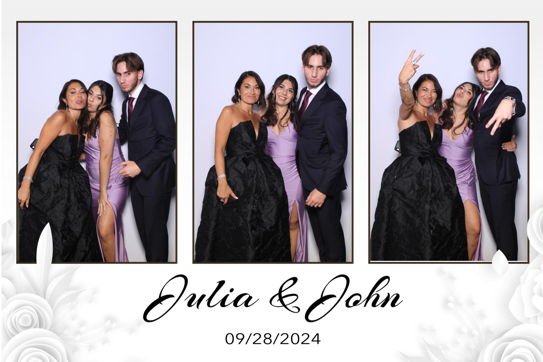 Julia & John | View more photos from the event at gallery.myselfiemirror.ca/u/romanmyselfiemirrorca/Julia-John