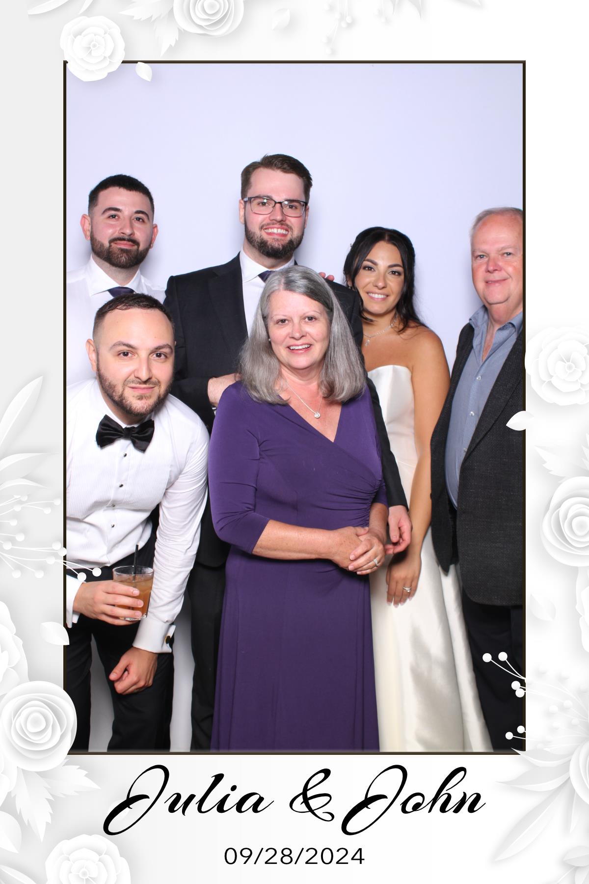 Julia & John | View more photos from the event at gallery.myselfiemirror.ca/u/romanmyselfiemirrorca/Julia-John