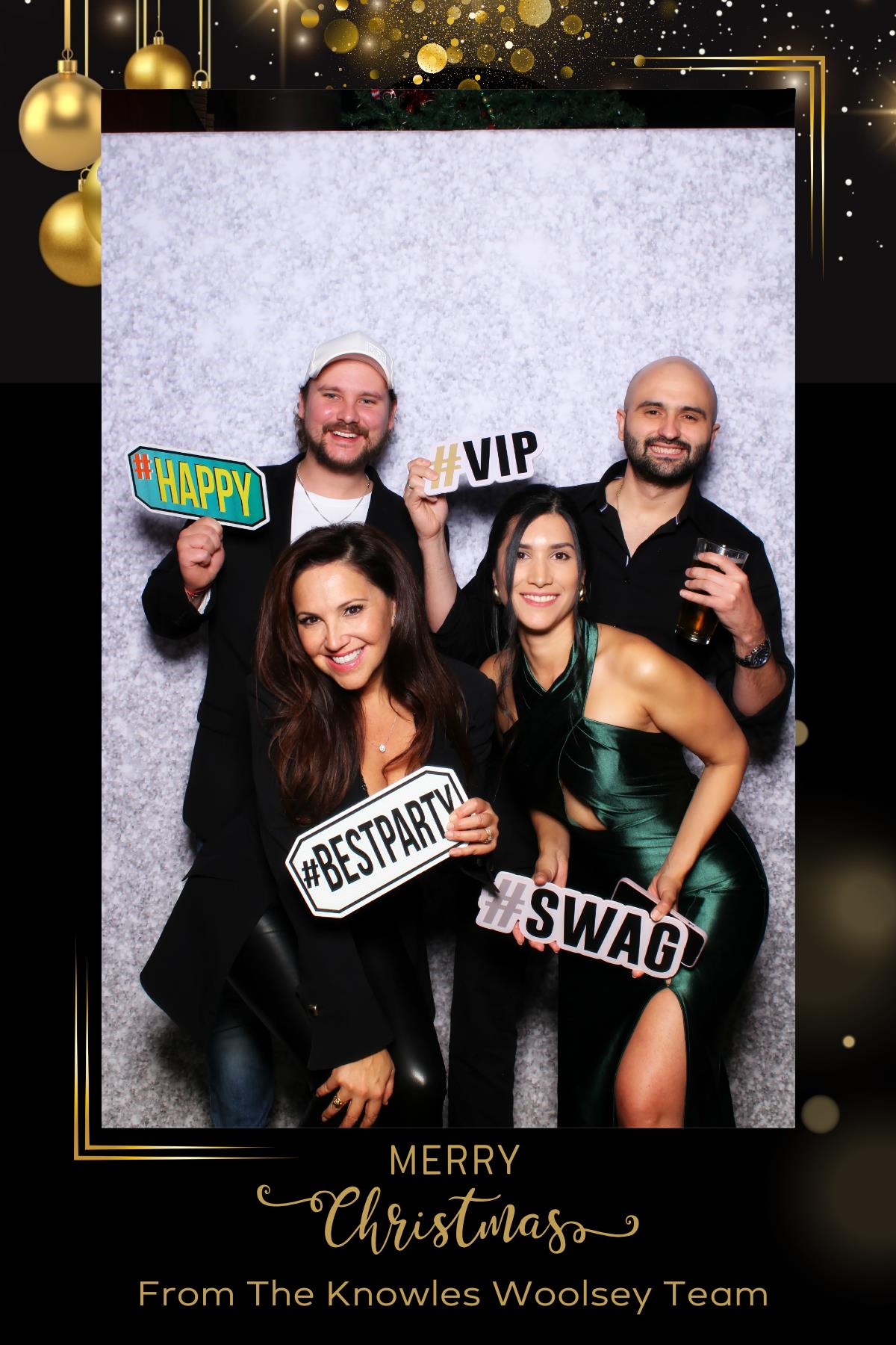 Knowles Woolsey Christmas Party | View more photos from the event at gallery.myselfiemirror.ca/u/romanmyselfiemirrorca/Knowles-Woolsey-Christmas-Party