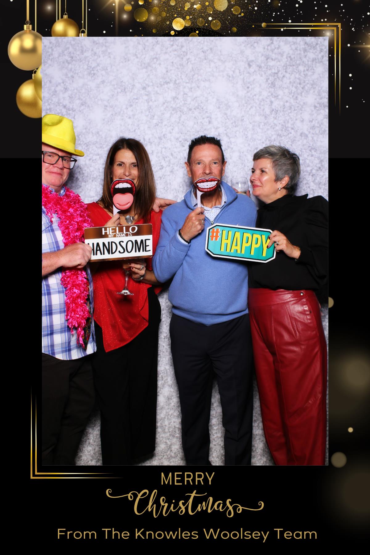 Knowles Woolsey Christmas Party | View more photos from the event at gallery.myselfiemirror.ca/u/romanmyselfiemirrorca/Knowles-Woolsey-Christmas-Party