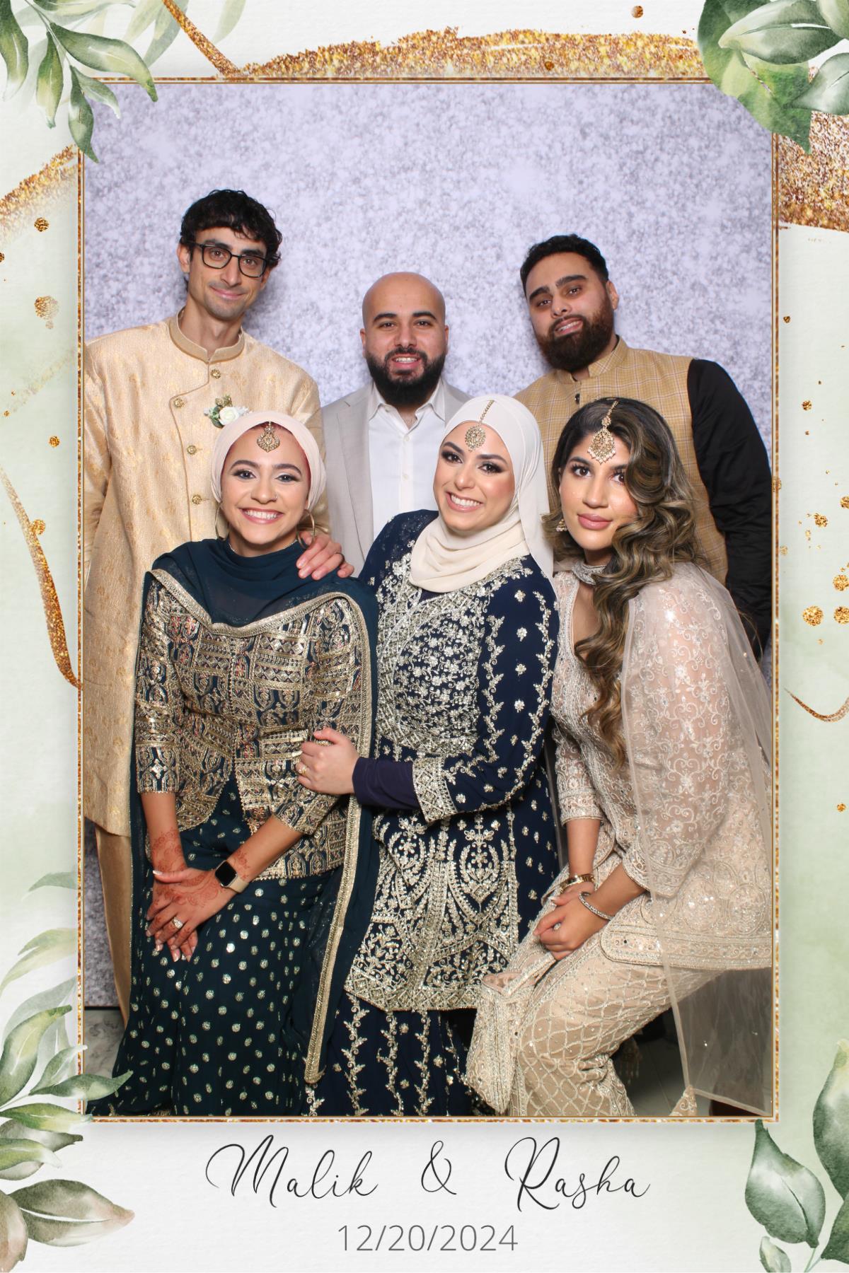 Malik & Rasha | View more photos from the event at gallery.myselfiemirror.ca/u/romanmyselfiemirrorca/Malik-Rasha