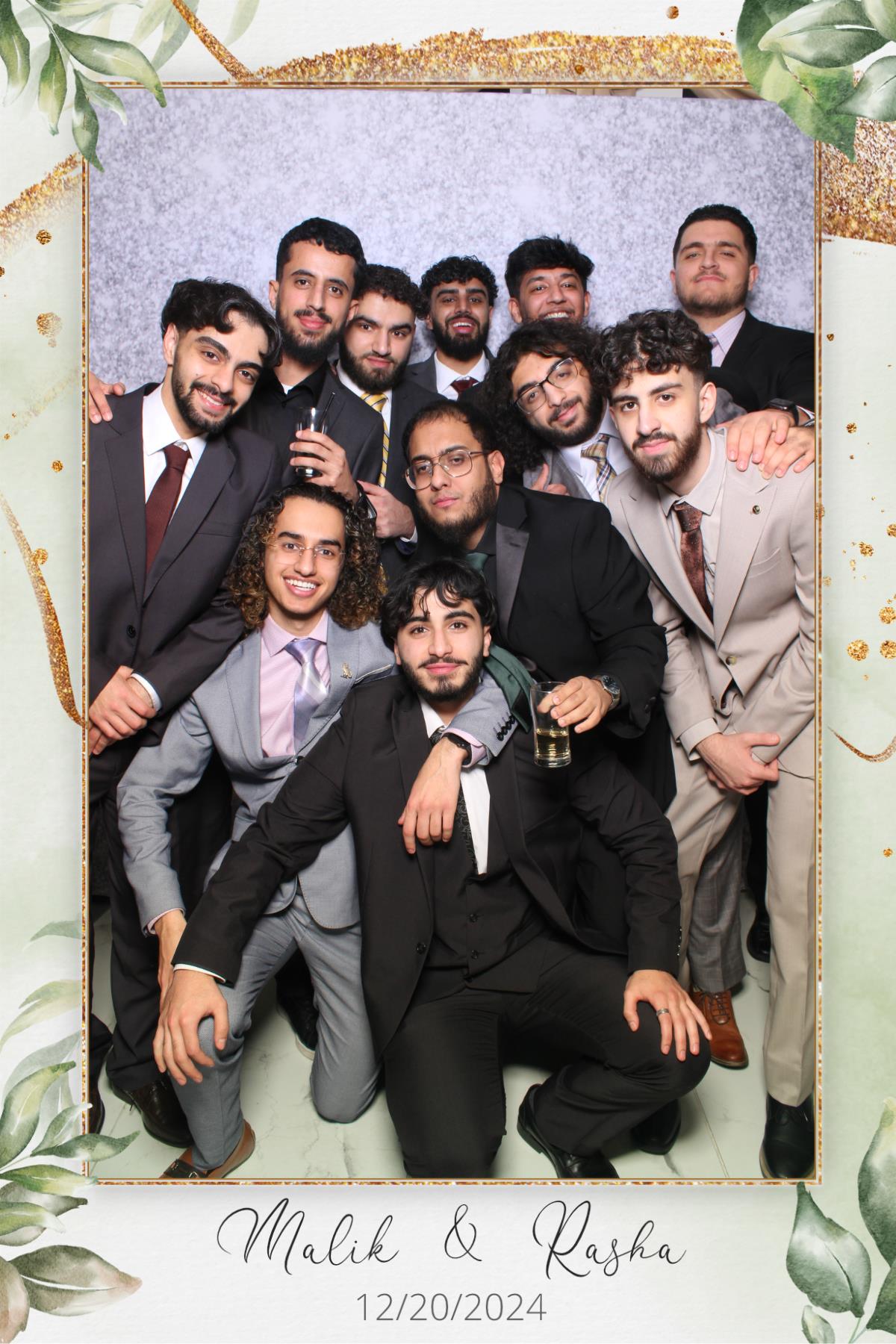 Malik & Rasha | View more photos from the event at gallery.myselfiemirror.ca/u/romanmyselfiemirrorca/Malik-Rasha
