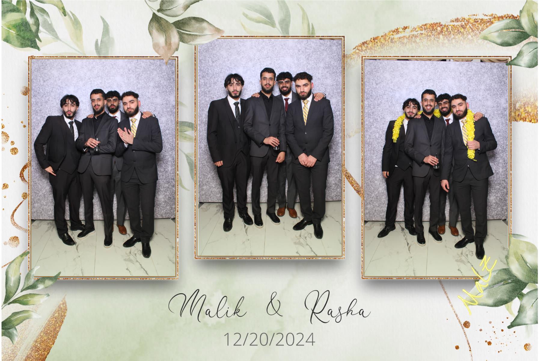 Malik & Rasha | View more photos from the event at gallery.myselfiemirror.ca/u/romanmyselfiemirrorca/Malik-Rasha
