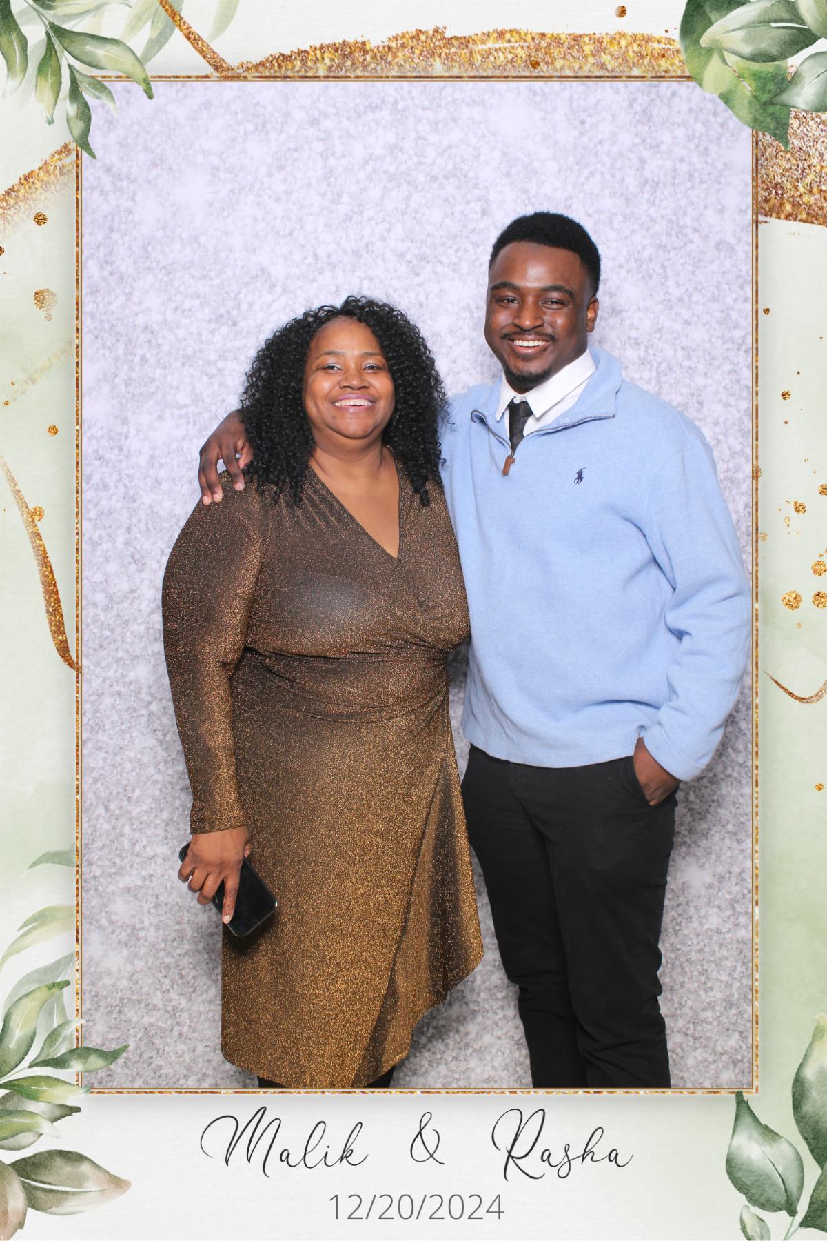 Malik & Rasha | View more photos from the event at gallery.myselfiemirror.ca/u/romanmyselfiemirrorca/Malik-Rasha