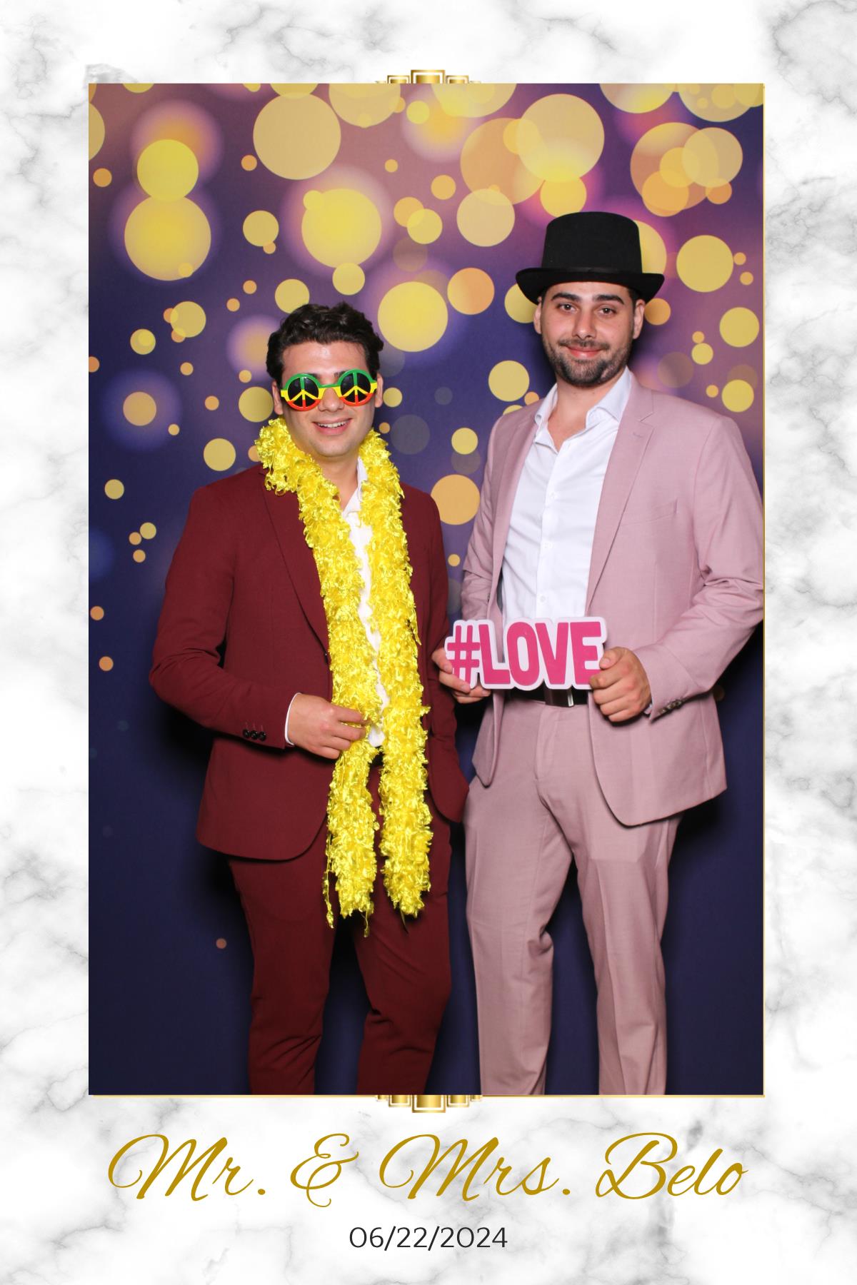 Mr. & Mrs. Belo | View more photos from the event at gallery.myselfiemirror.ca/u/romanmyselfiemirrorca/Mr-Mrs-Belo