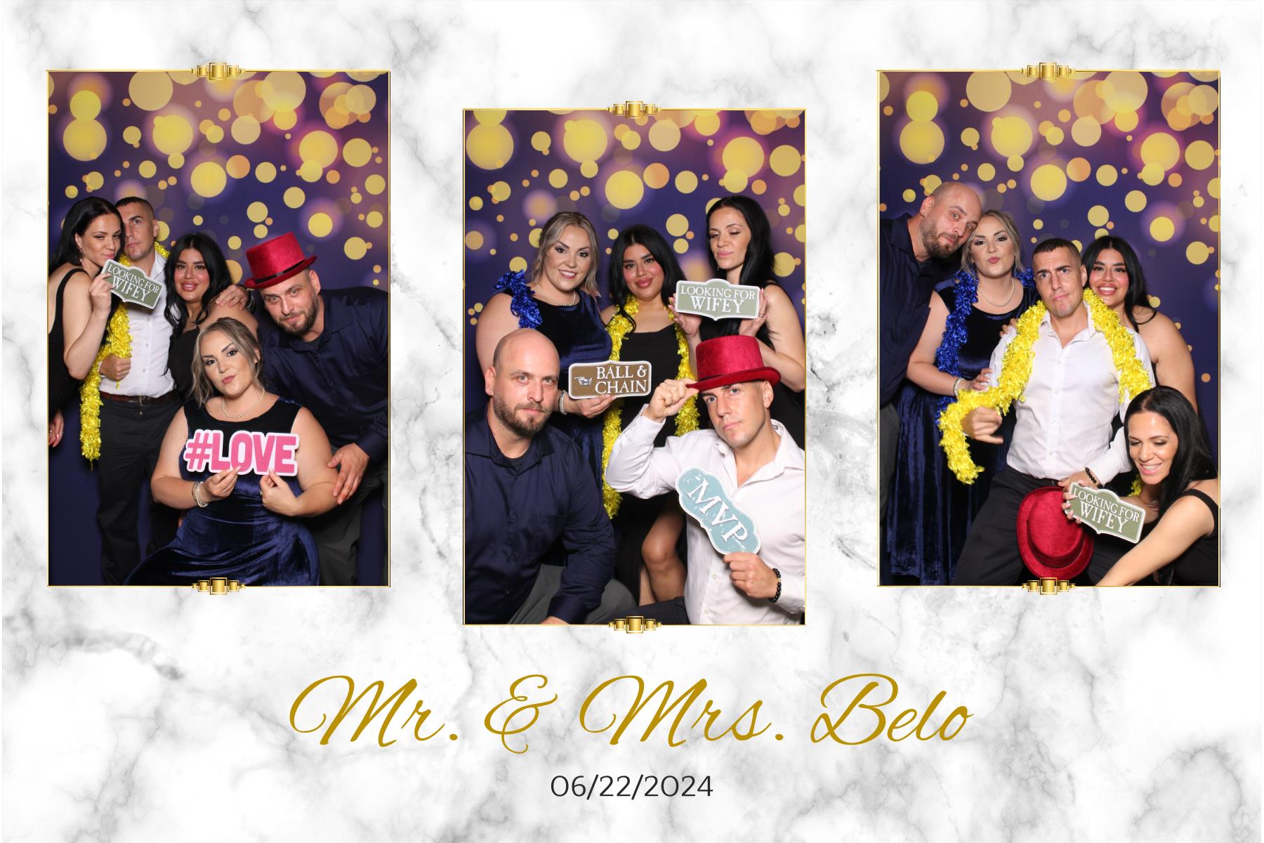 Mr. & Mrs. Belo | View more photos from the event at gallery.myselfiemirror.ca/u/romanmyselfiemirrorca/Mr-Mrs-Belo