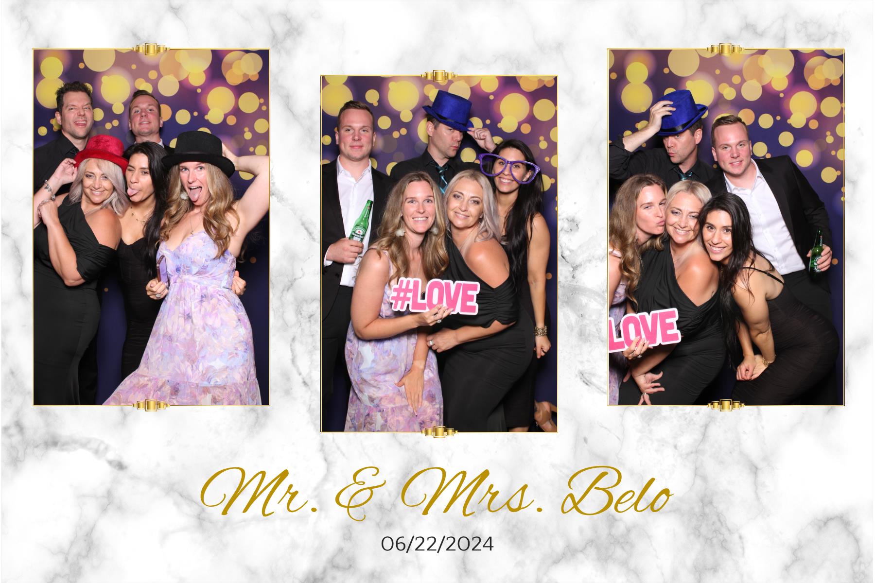 Mr. & Mrs. Belo | View more photos from the event at gallery.myselfiemirror.ca/u/romanmyselfiemirrorca/Mr-Mrs-Belo