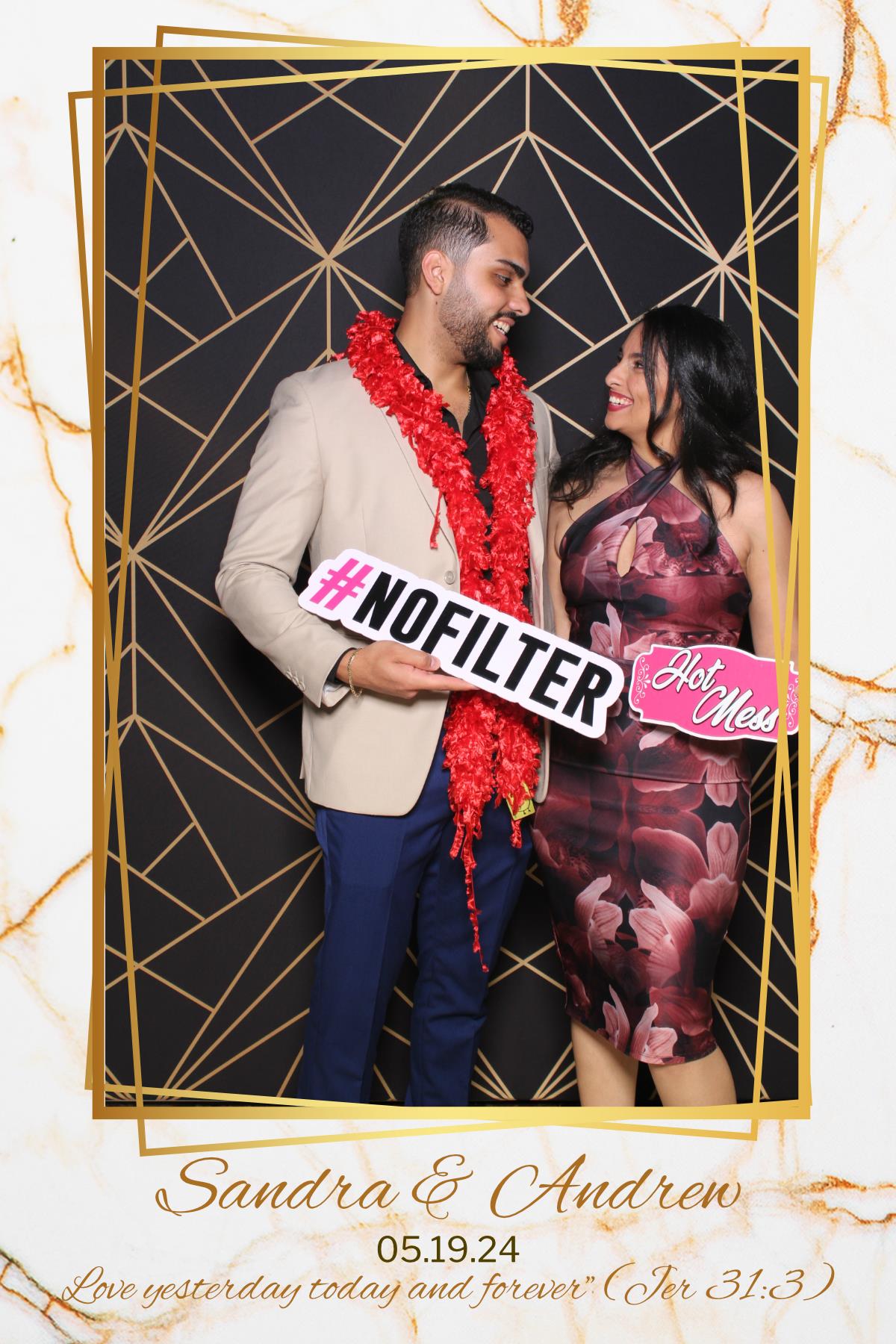 Sandra and Andrew | View more photos from the event at gallery.myselfiemirror.ca/u/romanmyselfiemirrorca/Sandra-and-Andrew