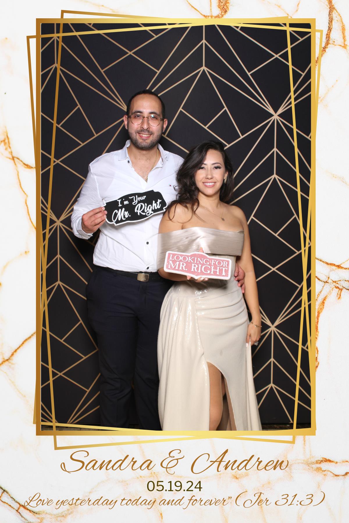 Sandra and Andrew | View more photos from the event at gallery.myselfiemirror.ca/u/romanmyselfiemirrorca/Sandra-and-Andrew