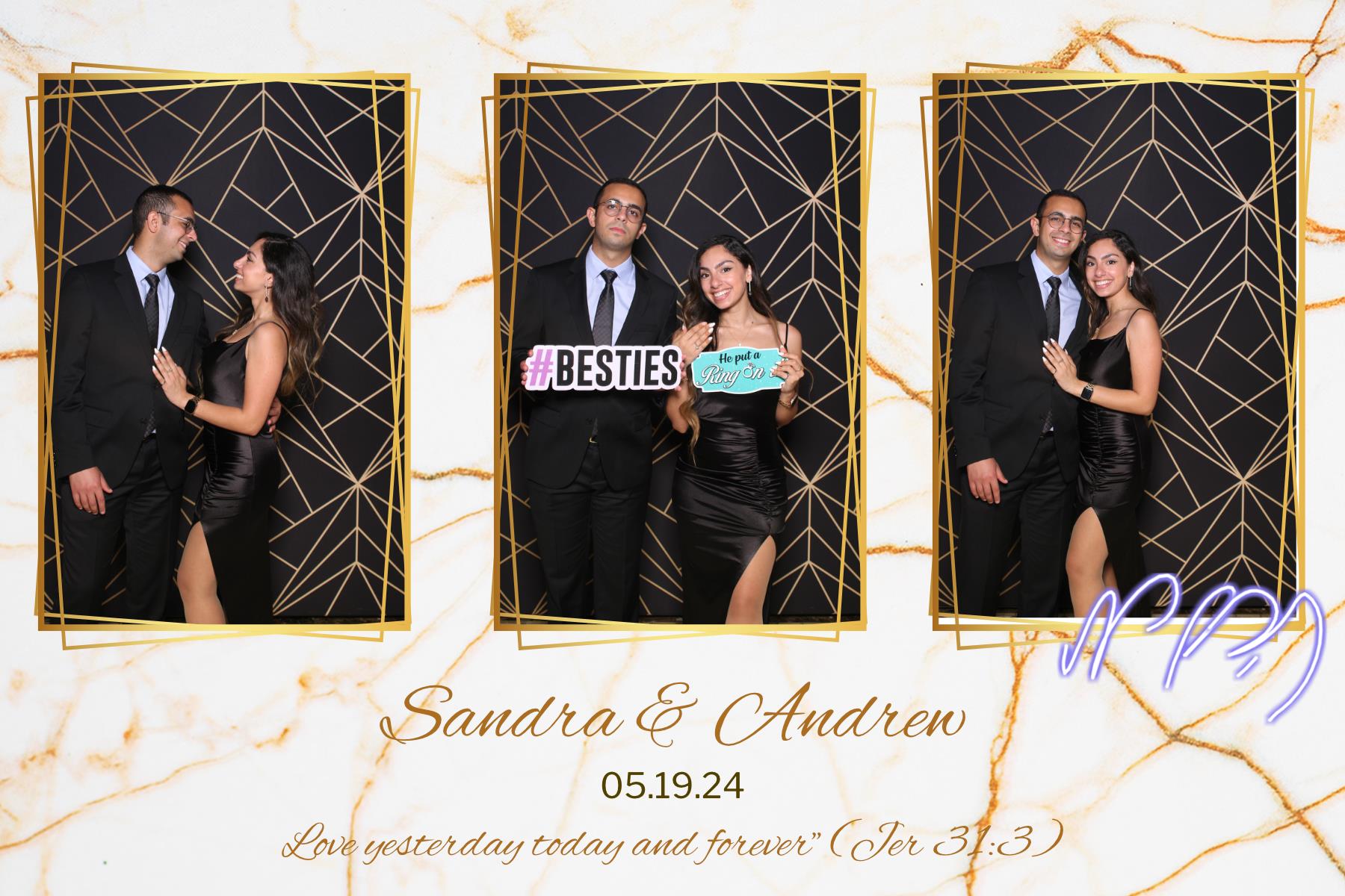 Sandra and Andrew | View more photos from the event at gallery.myselfiemirror.ca/u/romanmyselfiemirrorca/Sandra-and-Andrew