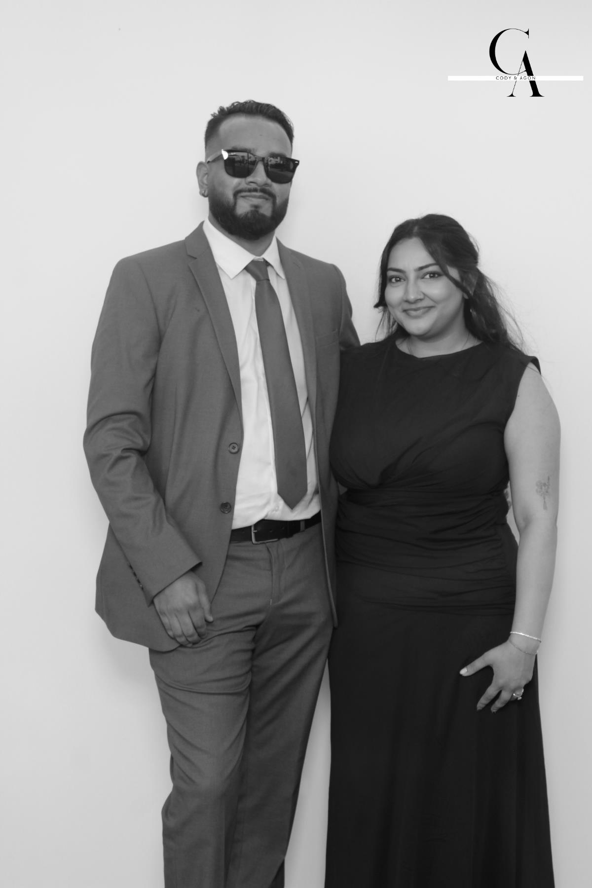 Cody & Agon | View more photos from the event at gallery.myselfiemirror.ca/u/romanmyselfiemirrorca/Cody-Agon