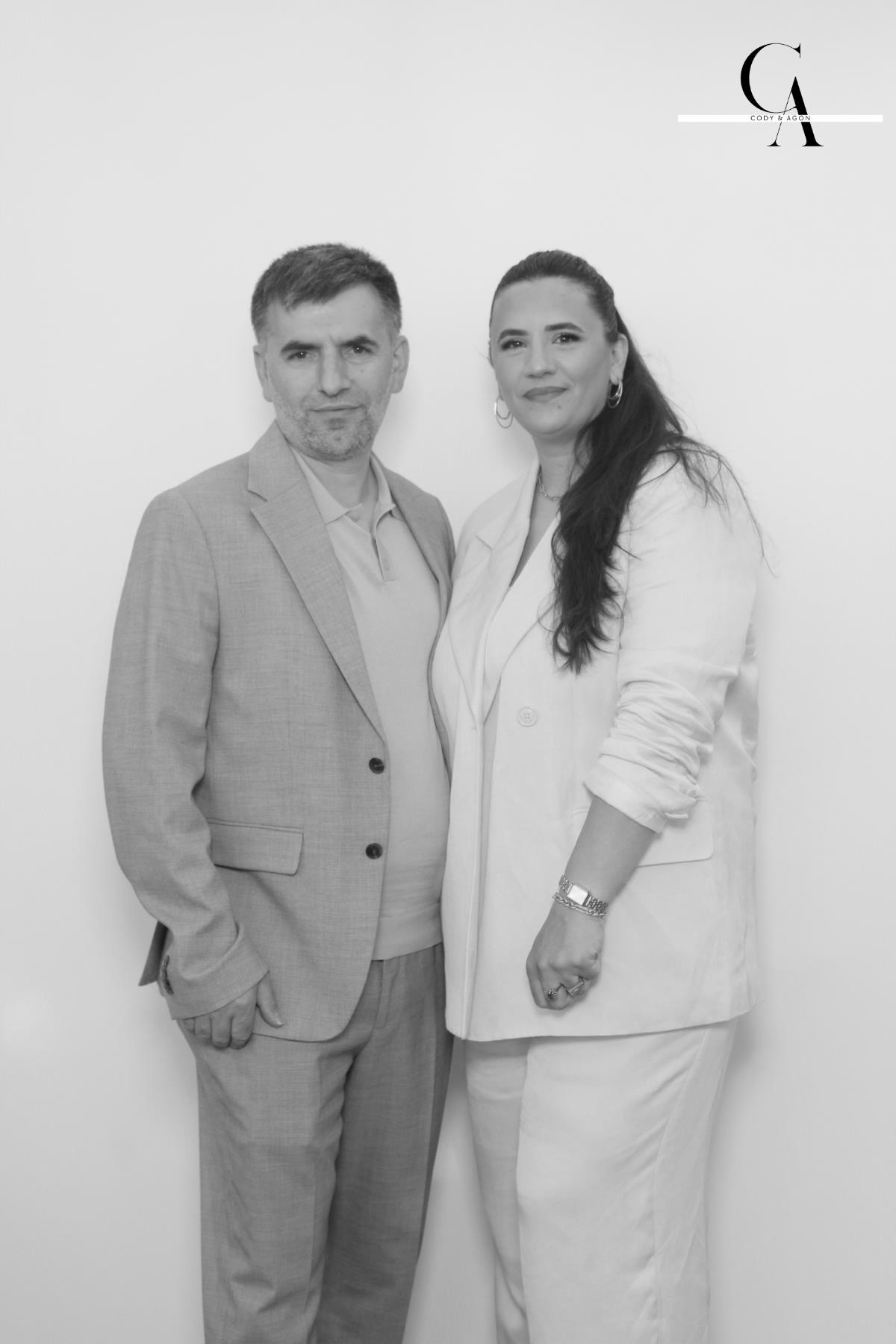 Cody & Agon | View more photos from the event at gallery.myselfiemirror.ca/u/romanmyselfiemirrorca/Cody-Agon