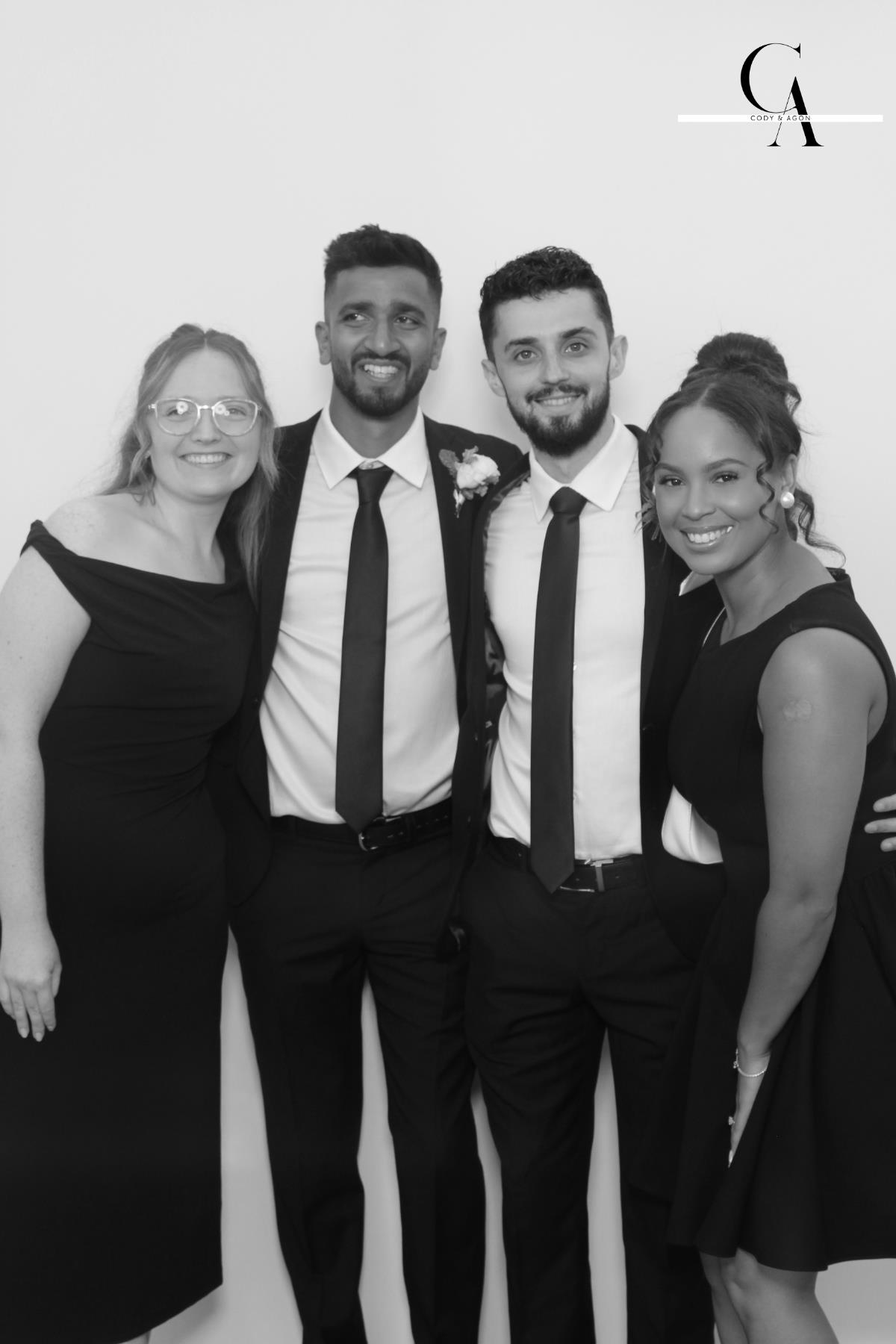 Cody & Agon | View more photos from the event at gallery.myselfiemirror.ca/u/romanmyselfiemirrorca/Cody-Agon