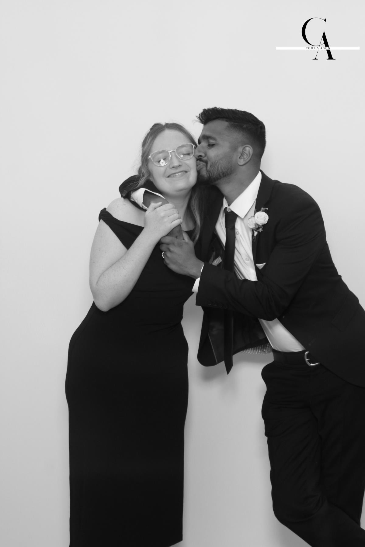 Cody & Agon | View more photos from the event at gallery.myselfiemirror.ca/u/romanmyselfiemirrorca/Cody-Agon