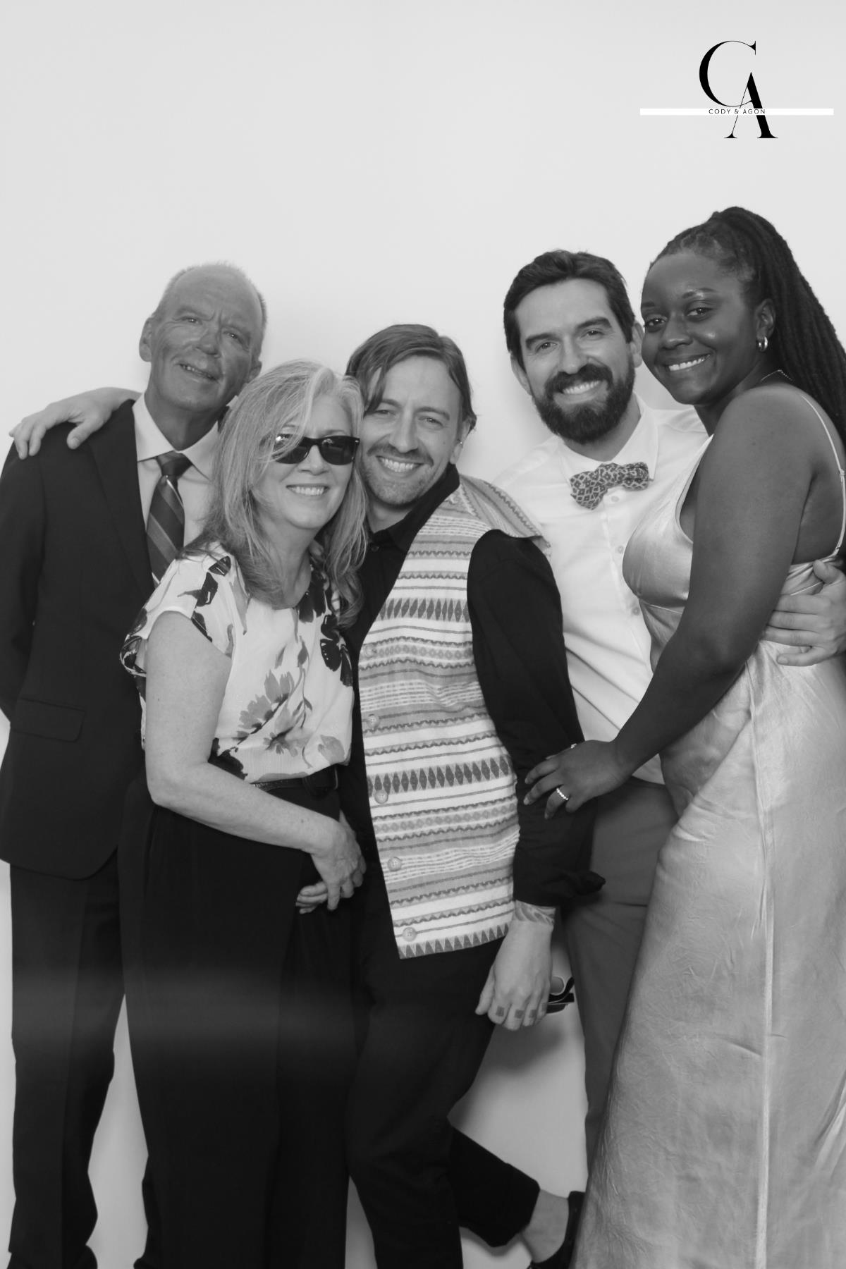 Cody & Agon | View more photos from the event at gallery.myselfiemirror.ca/u/romanmyselfiemirrorca/Cody-Agon