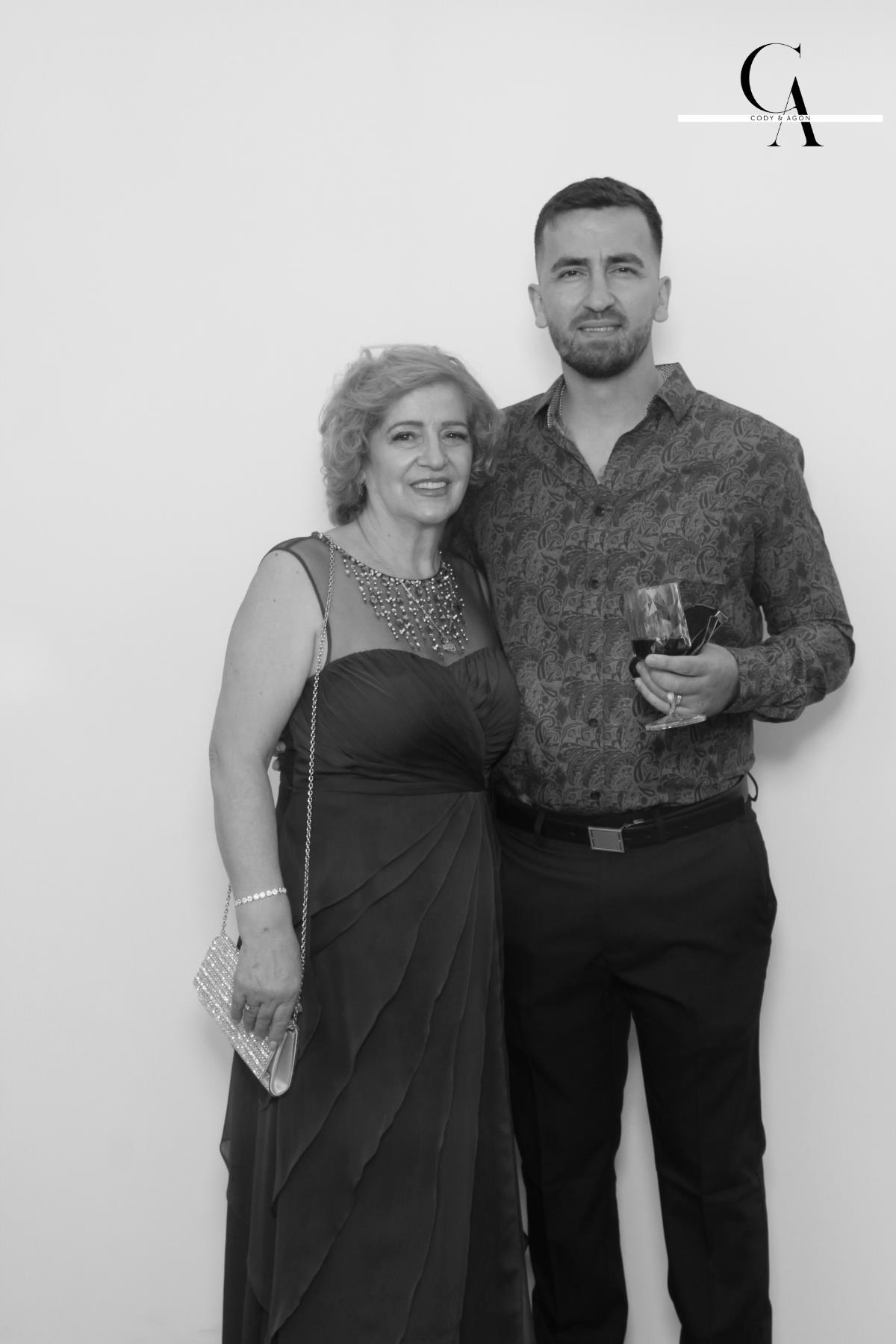 Cody & Agon | View more photos from the event at gallery.myselfiemirror.ca/u/romanmyselfiemirrorca/Cody-Agon