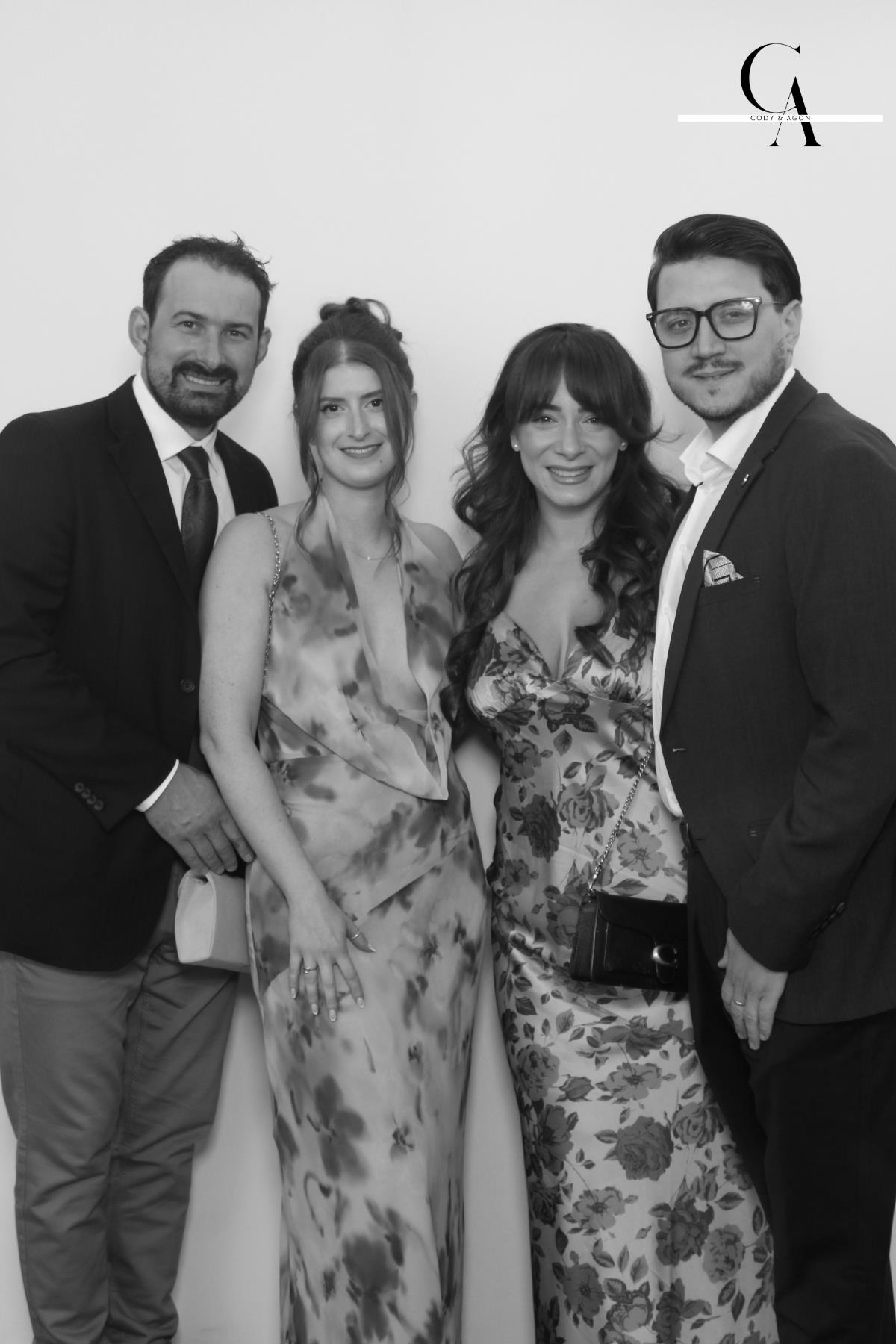 Cody & Agon | View more photos from the event at gallery.myselfiemirror.ca/u/romanmyselfiemirrorca/Cody-Agon