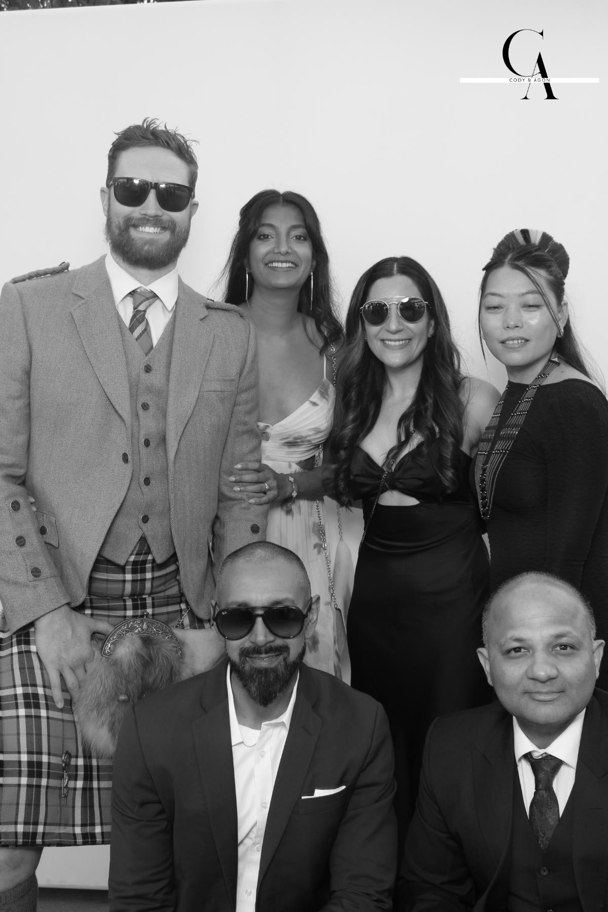 Cody & Agon | View more photos from the event at gallery.myselfiemirror.ca/u/romanmyselfiemirrorca/Cody-Agon