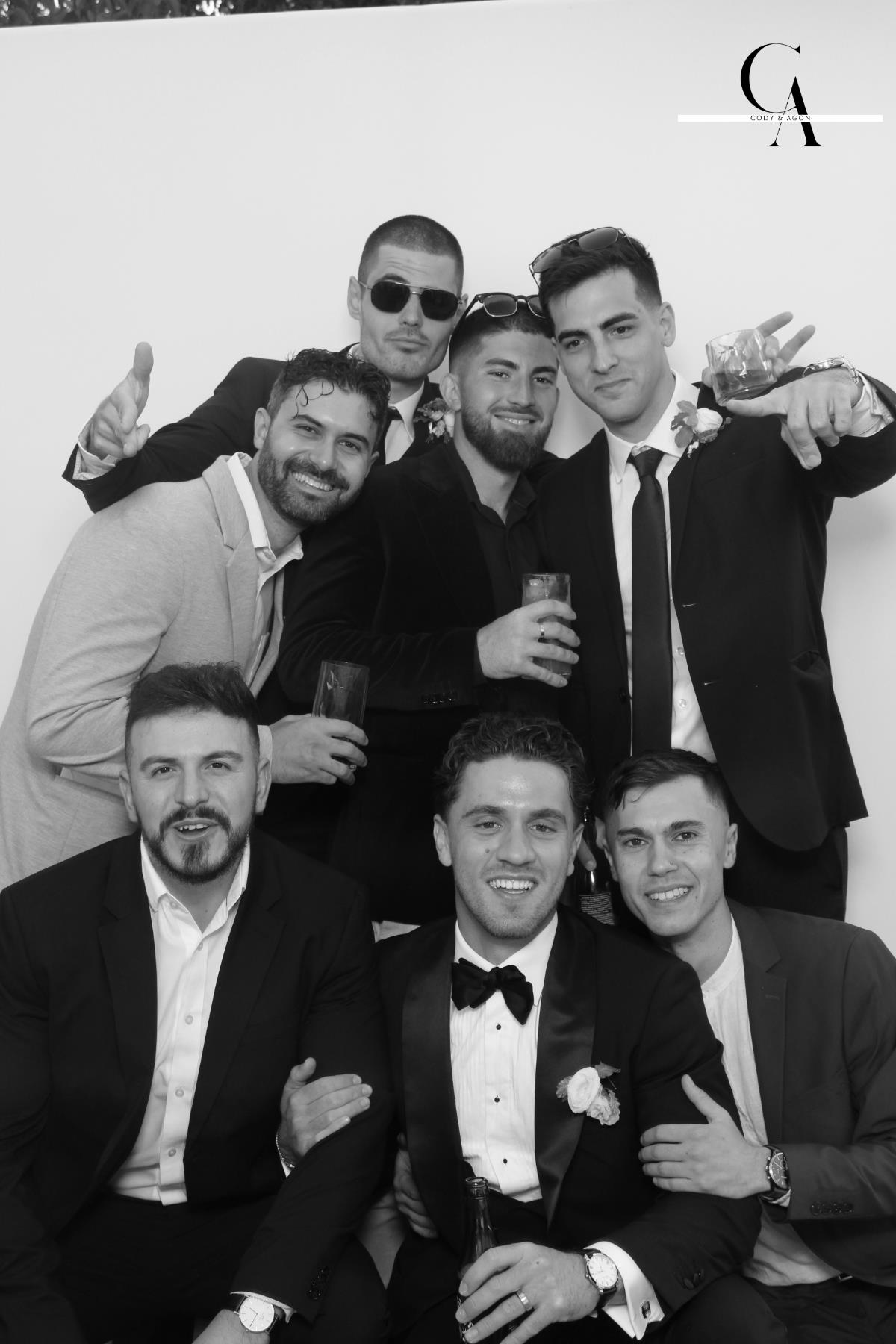 Cody & Agon | View more photos from the event at gallery.myselfiemirror.ca/u/romanmyselfiemirrorca/Cody-Agon