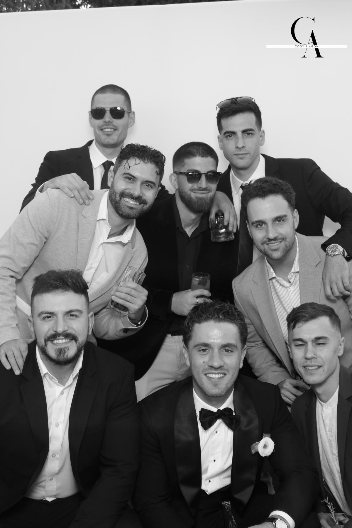 Cody & Agon | View more photos from the event at gallery.myselfiemirror.ca/u/romanmyselfiemirrorca/Cody-Agon