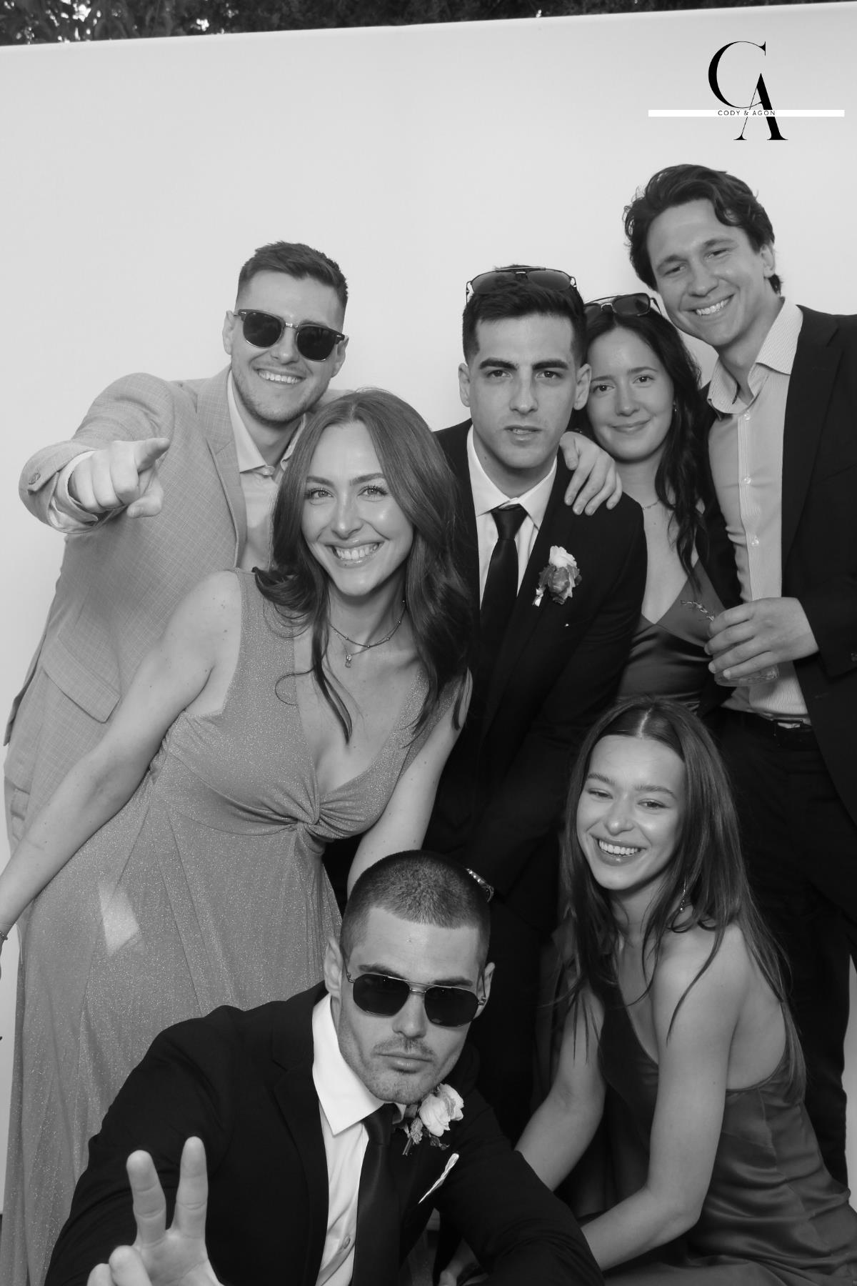 Cody & Agon | View more photos from the event at gallery.myselfiemirror.ca/u/romanmyselfiemirrorca/Cody-Agon