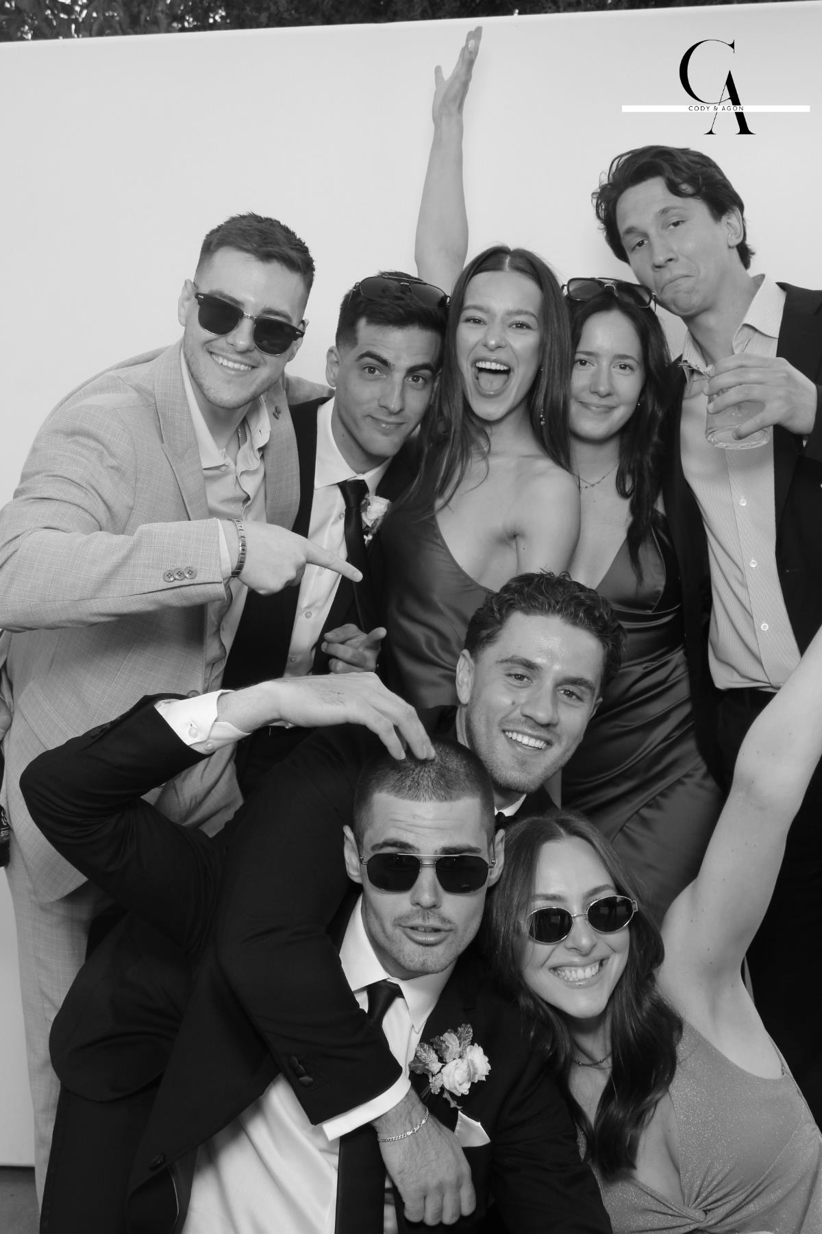 Cody & Agon | View more photos from the event at gallery.myselfiemirror.ca/u/romanmyselfiemirrorca/Cody-Agon