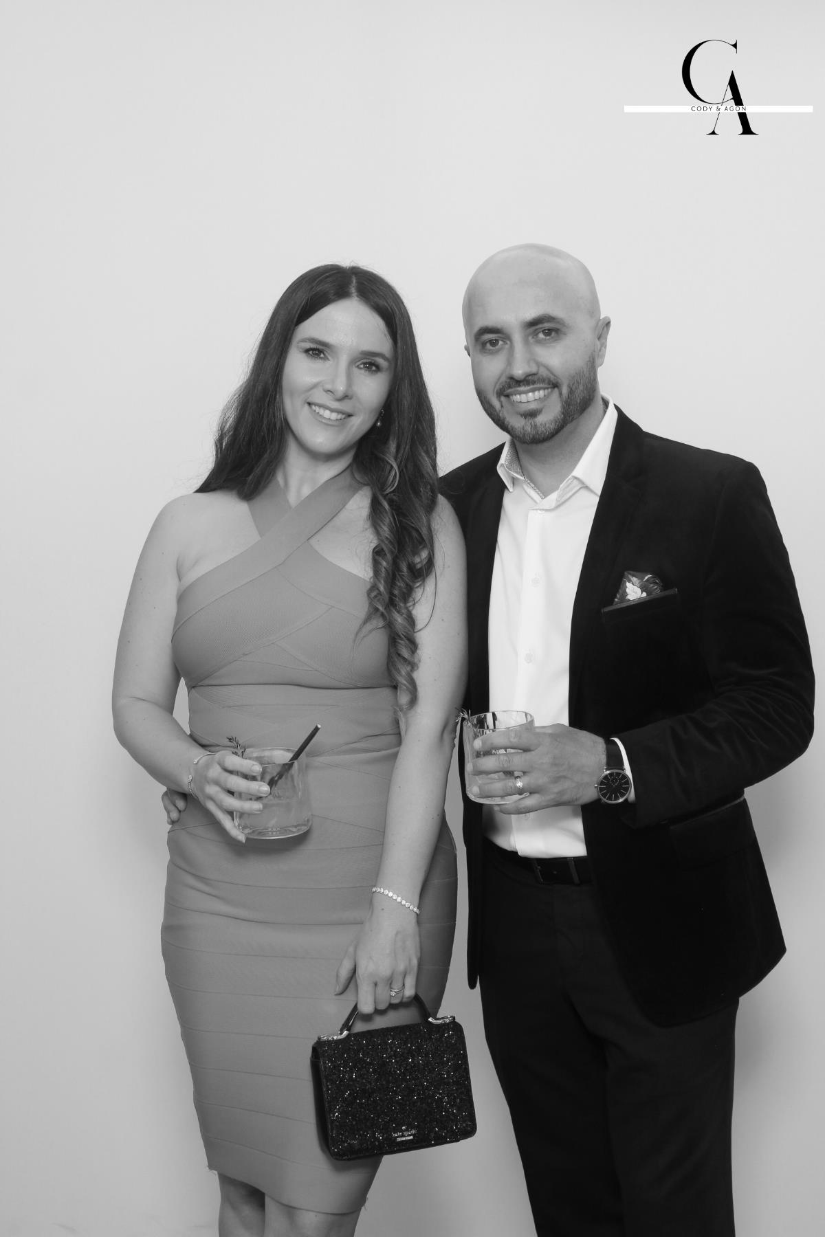 Cody & Agon | View more photos from the event at gallery.myselfiemirror.ca/u/romanmyselfiemirrorca/Cody-Agon