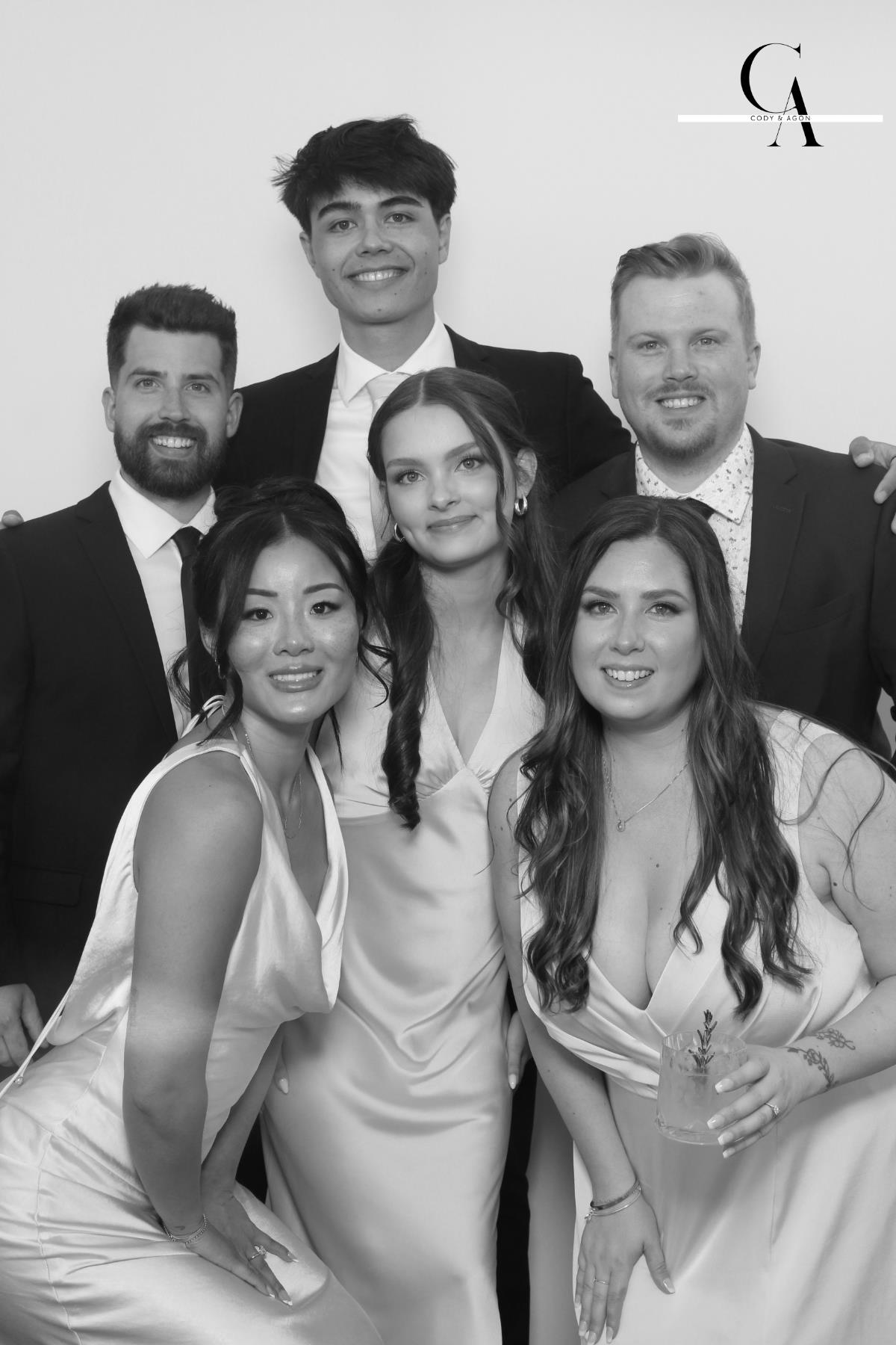 Cody & Agon | View more photos from the event at gallery.myselfiemirror.ca/u/romanmyselfiemirrorca/Cody-Agon