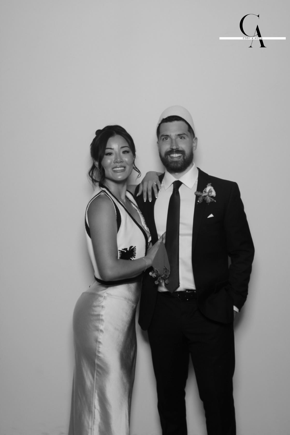 Cody & Agon | View more photos from the event at gallery.myselfiemirror.ca/u/romanmyselfiemirrorca/Cody-Agon