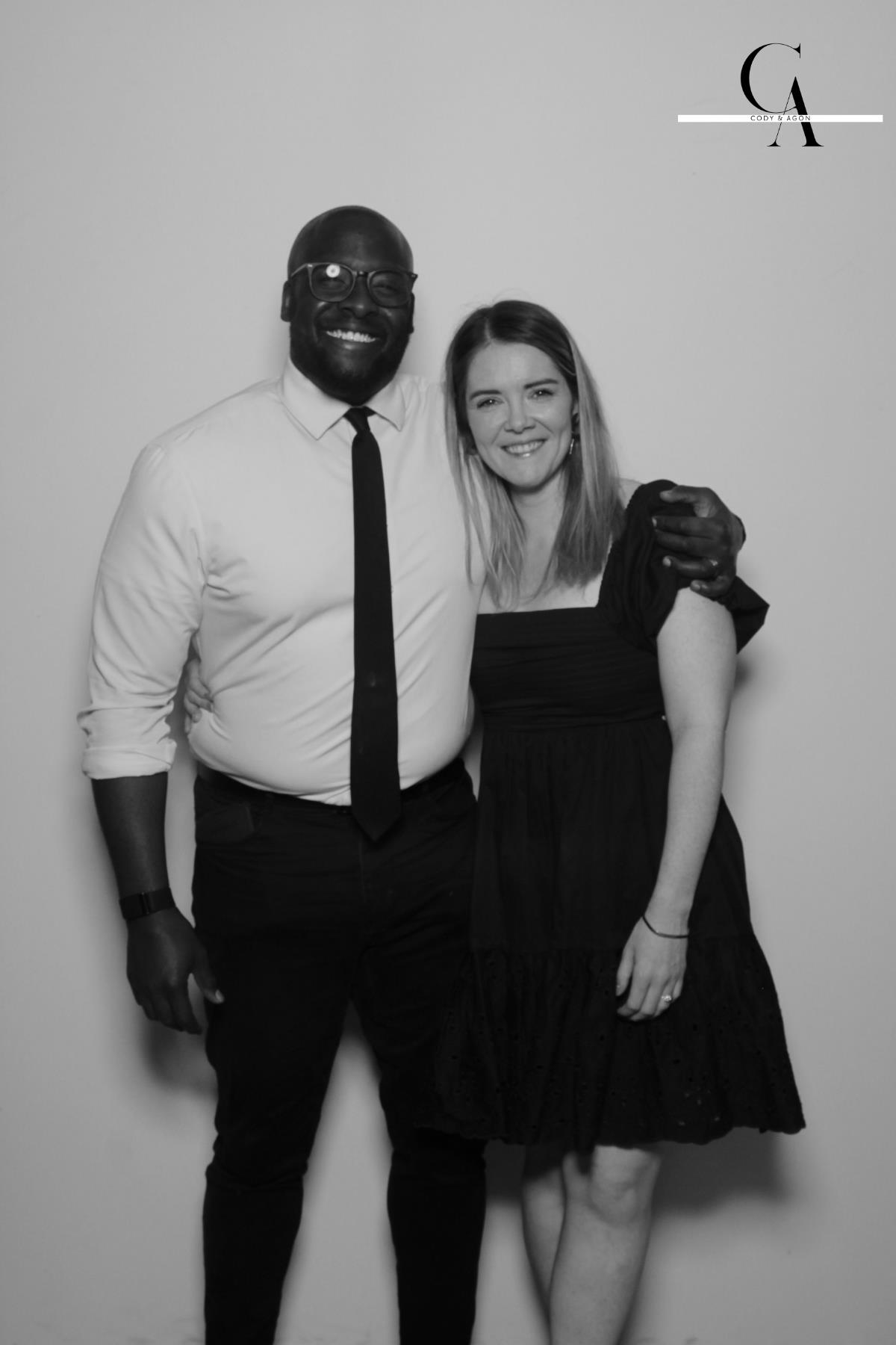 Cody & Agon | View more photos from the event at gallery.myselfiemirror.ca/u/romanmyselfiemirrorca/Cody-Agon