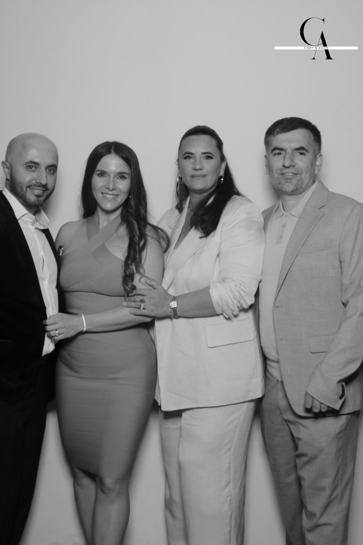 Cody & Agon | View more photos from the event at gallery.myselfiemirror.ca/u/romanmyselfiemirrorca/Cody-Agon