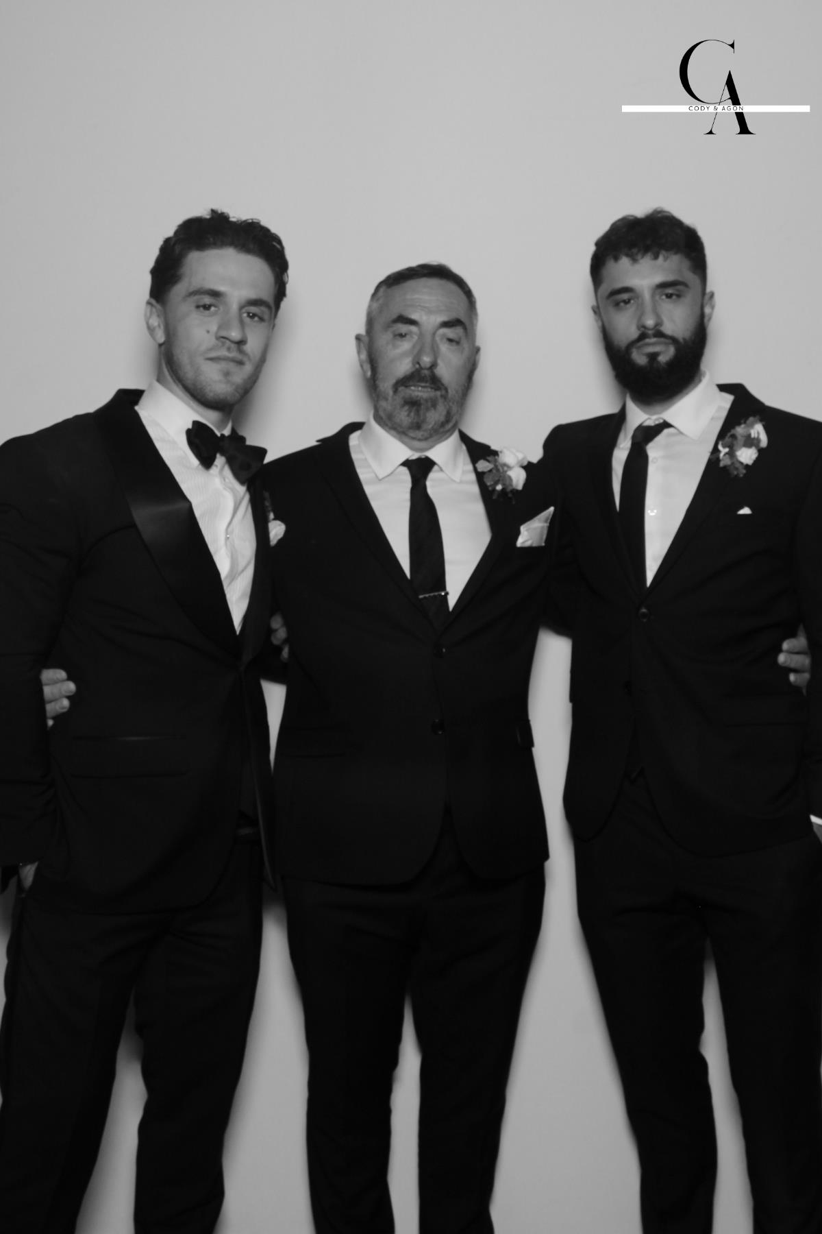 Cody & Agon | View more photos from the event at gallery.myselfiemirror.ca/u/romanmyselfiemirrorca/Cody-Agon