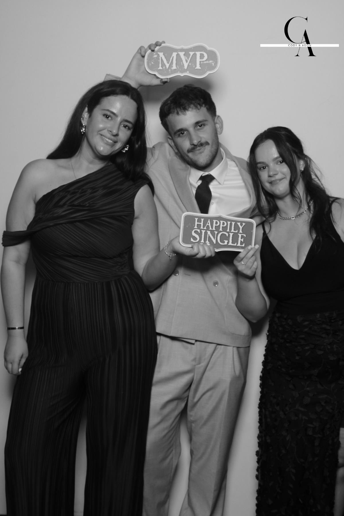 Cody & Agon | View more photos from the event at gallery.myselfiemirror.ca/u/romanmyselfiemirrorca/Cody-Agon