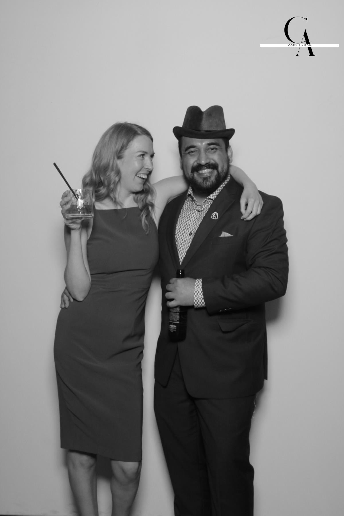 Cody & Agon | View more photos from the event at gallery.myselfiemirror.ca/u/romanmyselfiemirrorca/Cody-Agon