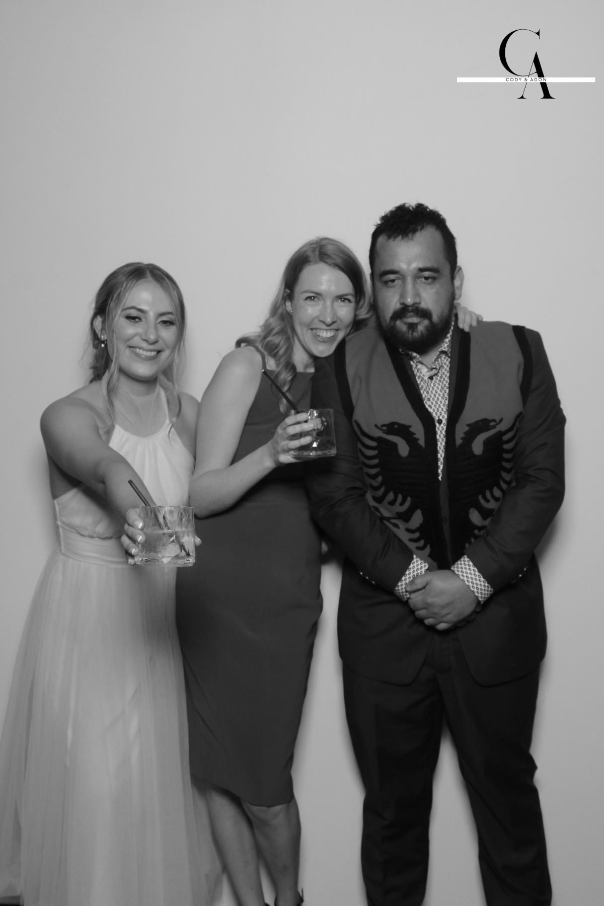 Cody & Agon | View more photos from the event at gallery.myselfiemirror.ca/u/romanmyselfiemirrorca/Cody-Agon