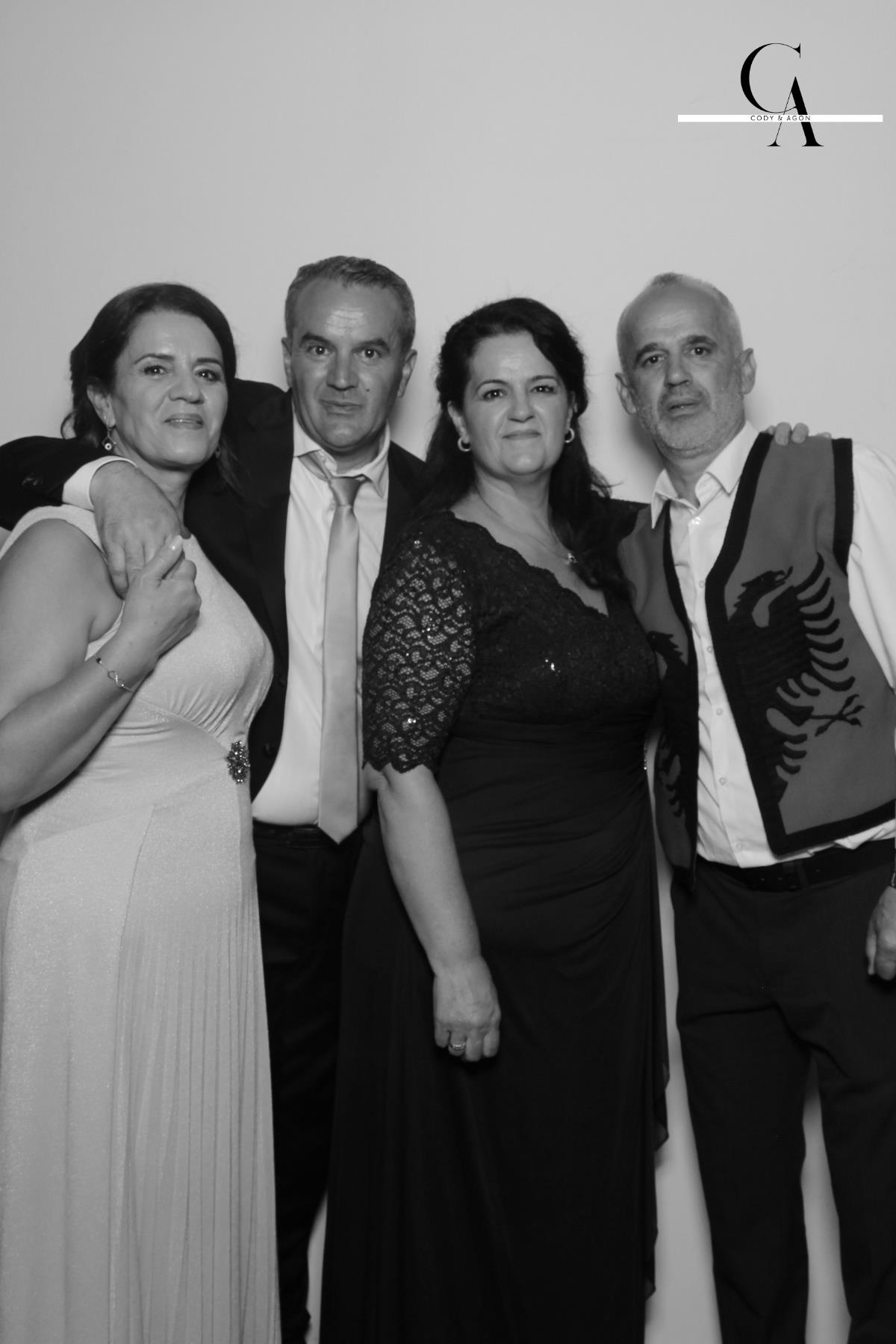 Cody & Agon | View more photos from the event at gallery.myselfiemirror.ca/u/romanmyselfiemirrorca/Cody-Agon