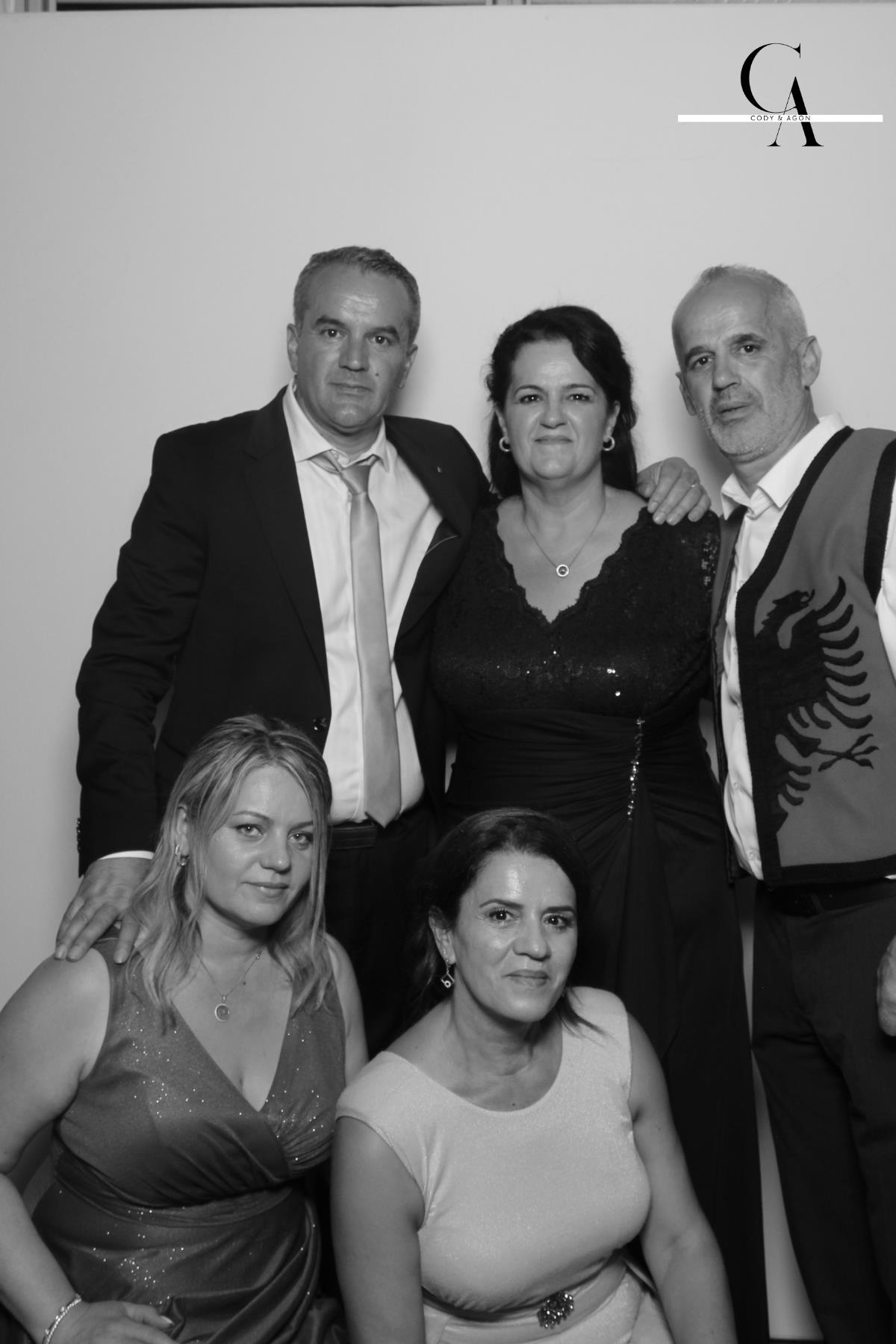 Cody & Agon | View more photos from the event at gallery.myselfiemirror.ca/u/romanmyselfiemirrorca/Cody-Agon