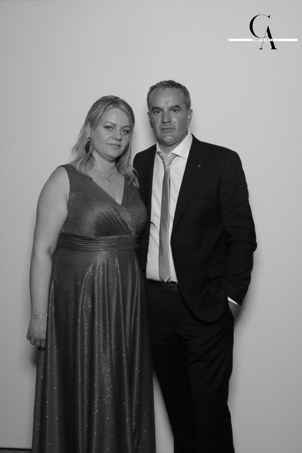 Cody & Agon | View more photos from the event at gallery.myselfiemirror.ca/u/romanmyselfiemirrorca/Cody-Agon