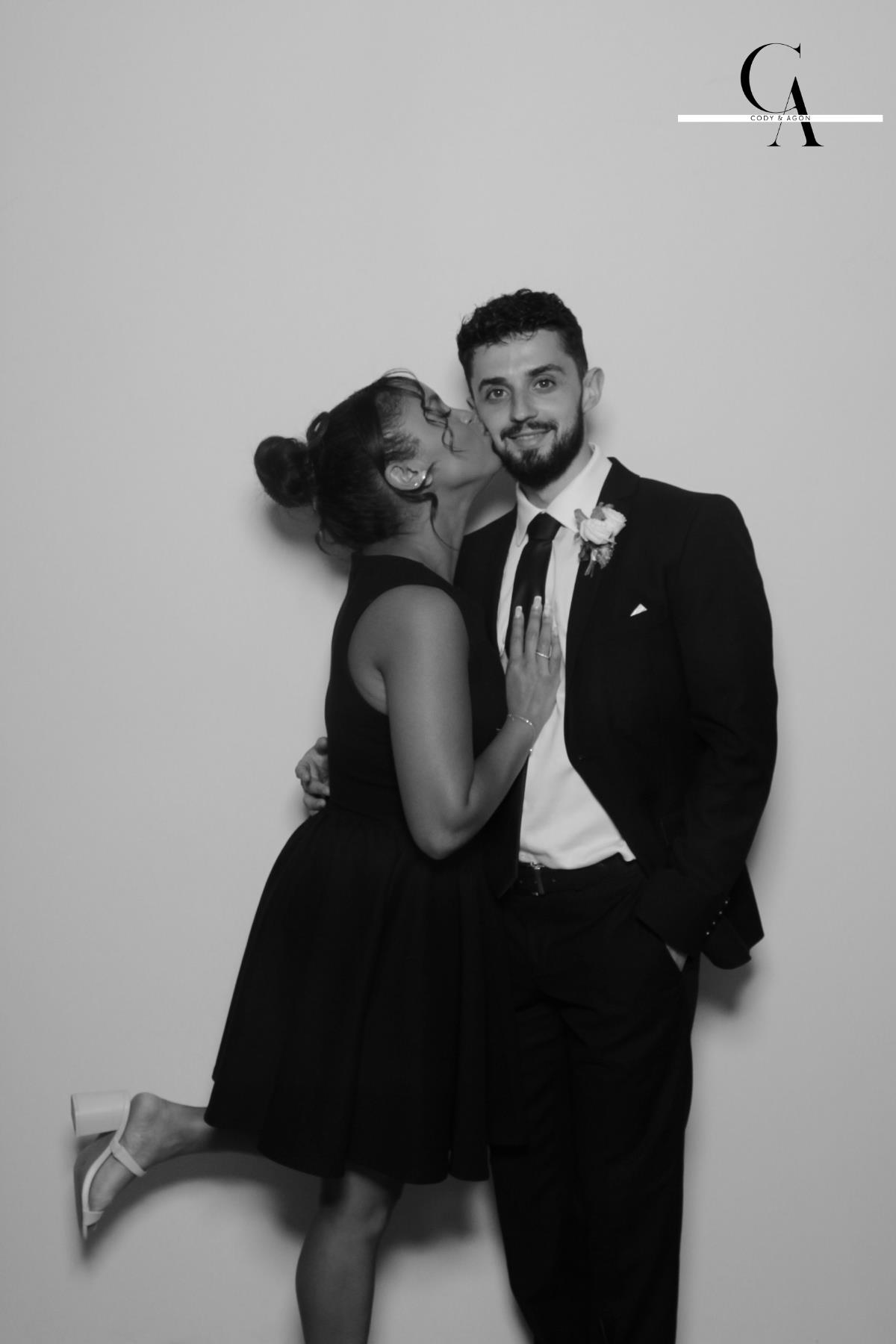 Cody & Agon | View more photos from the event at gallery.myselfiemirror.ca/u/romanmyselfiemirrorca/Cody-Agon