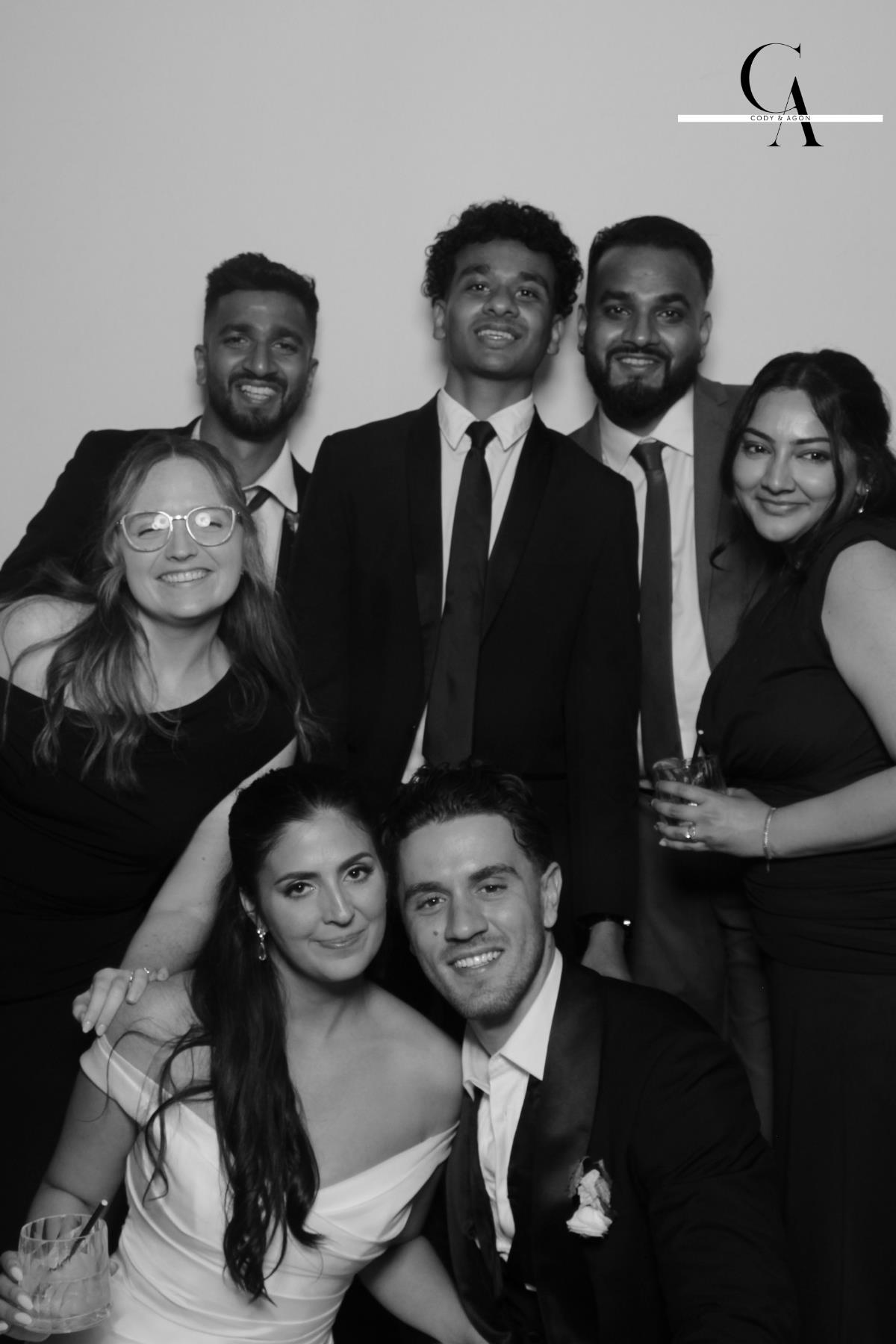 Cody & Agon | View more photos from the event at gallery.myselfiemirror.ca/u/romanmyselfiemirrorca/Cody-Agon