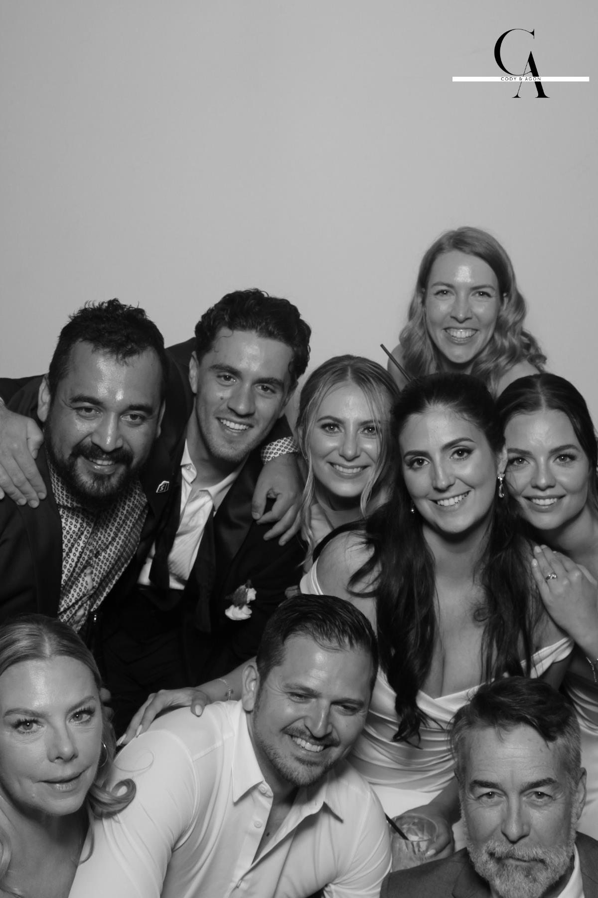 Cody & Agon | View more photos from the event at gallery.myselfiemirror.ca/u/romanmyselfiemirrorca/Cody-Agon