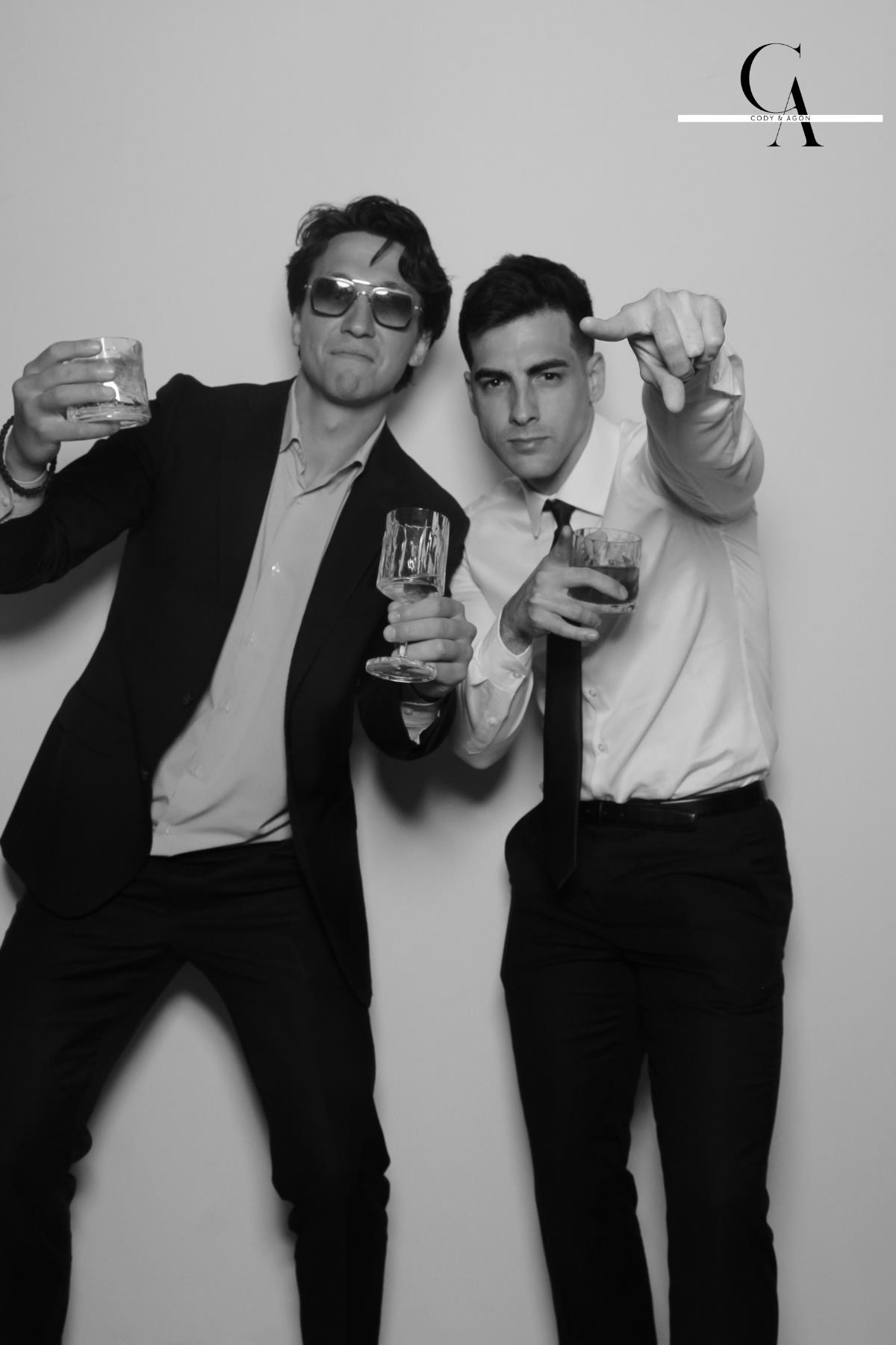 Cody & Agon | View more photos from the event at gallery.myselfiemirror.ca/u/romanmyselfiemirrorca/Cody-Agon