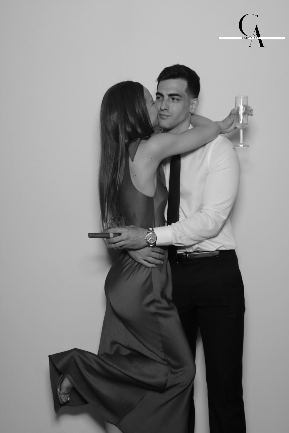 Cody & Agon | View more photos from the event at gallery.myselfiemirror.ca/u/romanmyselfiemirrorca/Cody-Agon