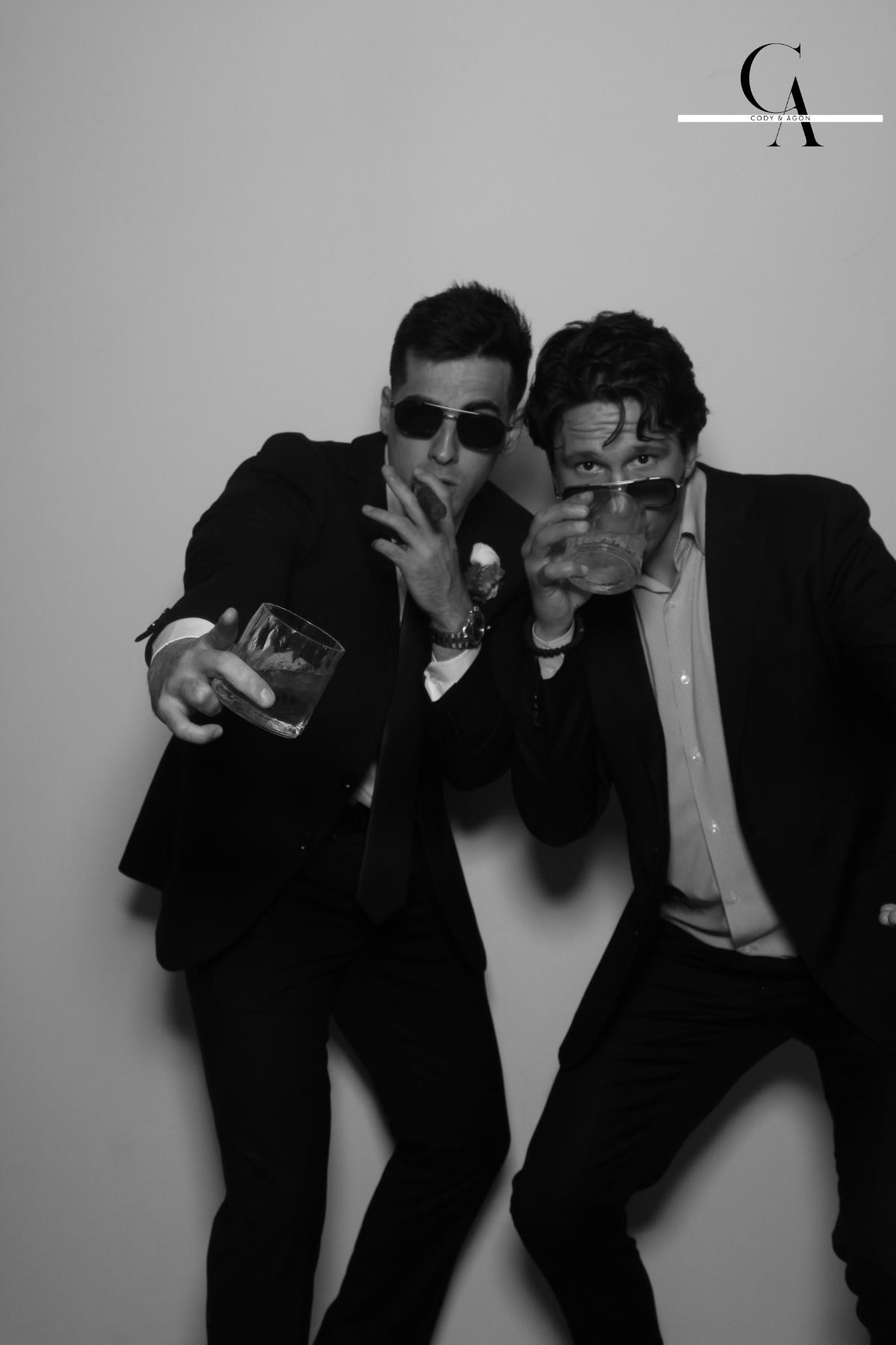 Cody & Agon | View more photos from the event at gallery.myselfiemirror.ca/u/romanmyselfiemirrorca/Cody-Agon