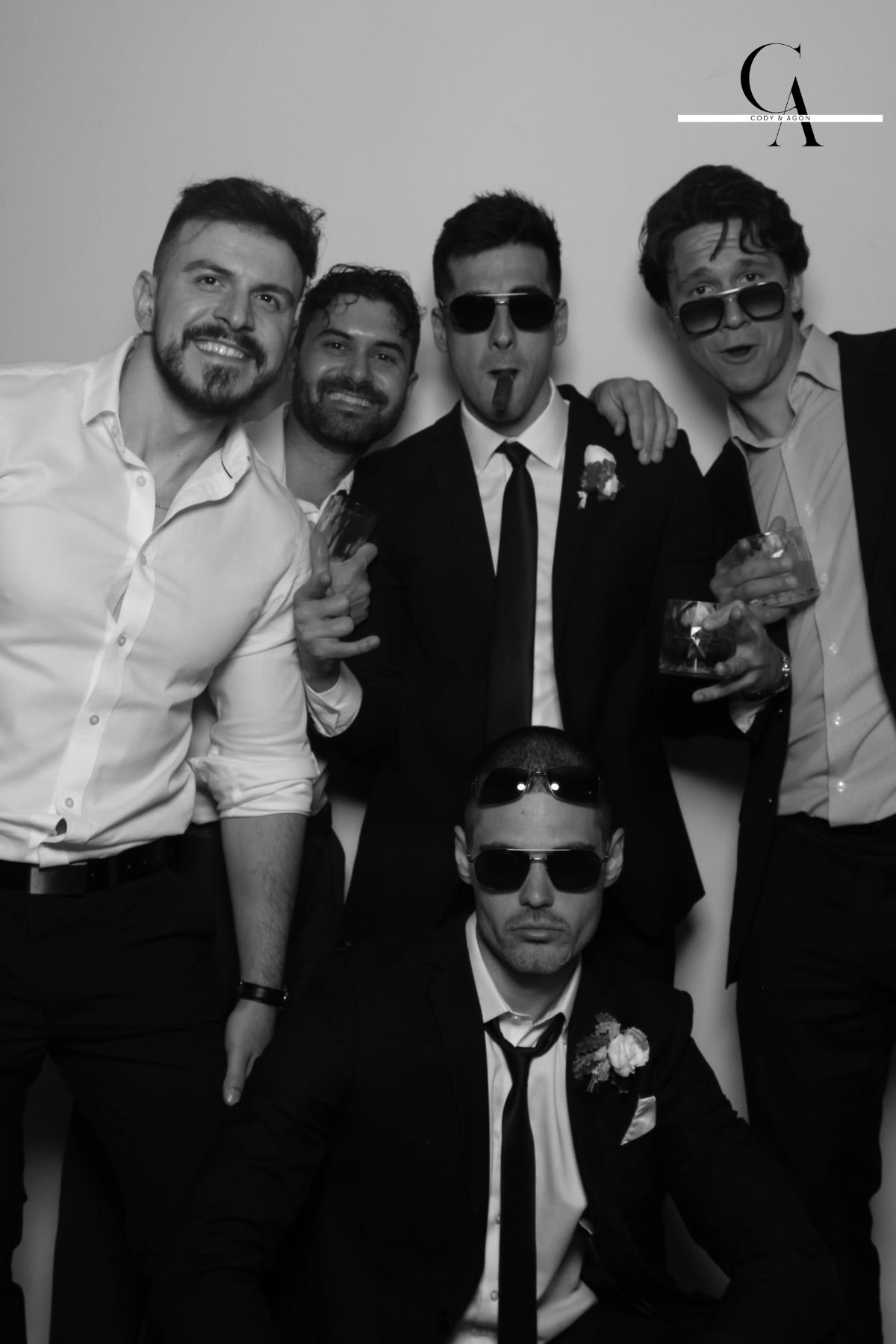 Cody & Agon | View more photos from the event at gallery.myselfiemirror.ca/u/romanmyselfiemirrorca/Cody-Agon