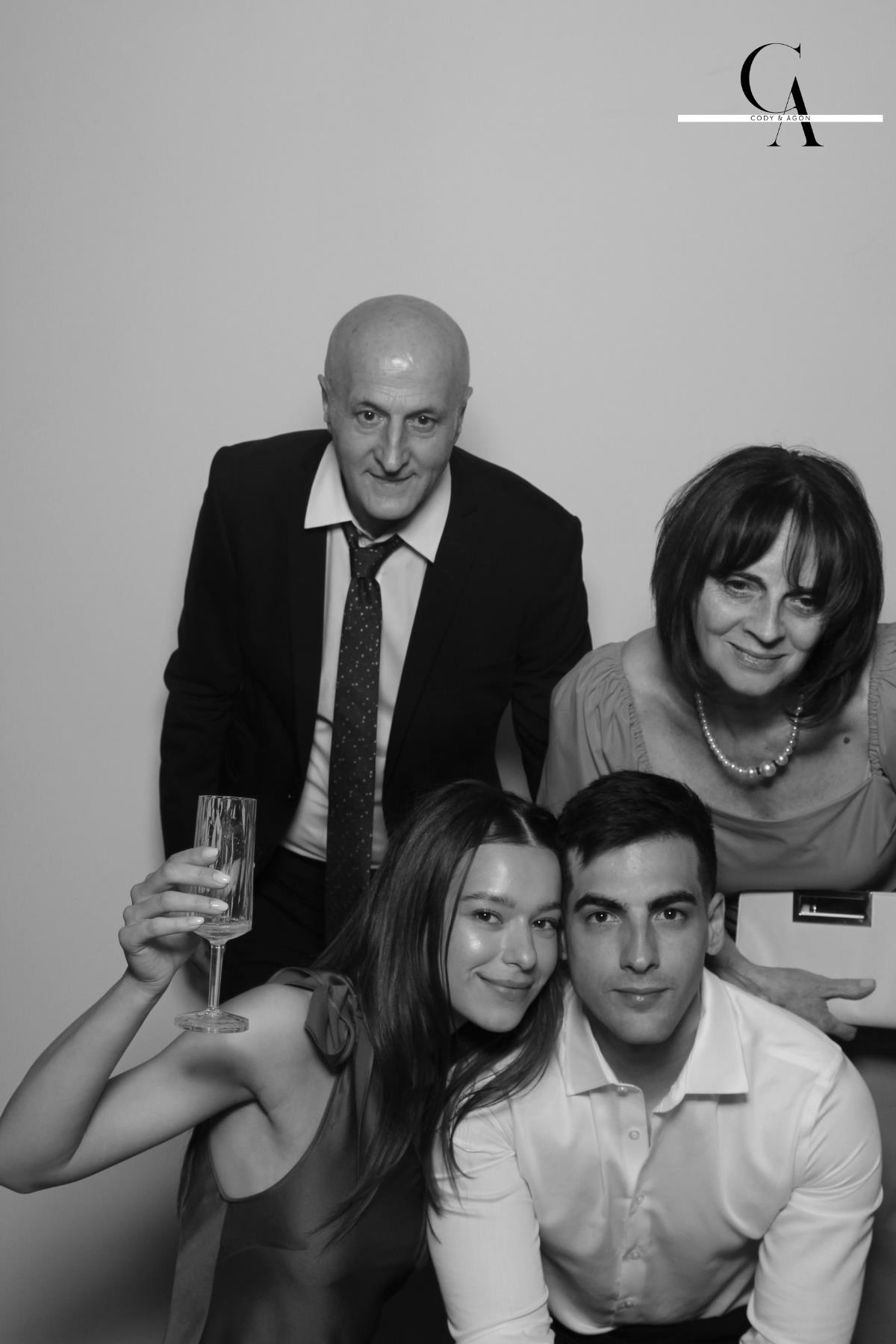 Cody & Agon | View more photos from the event at gallery.myselfiemirror.ca/u/romanmyselfiemirrorca/Cody-Agon